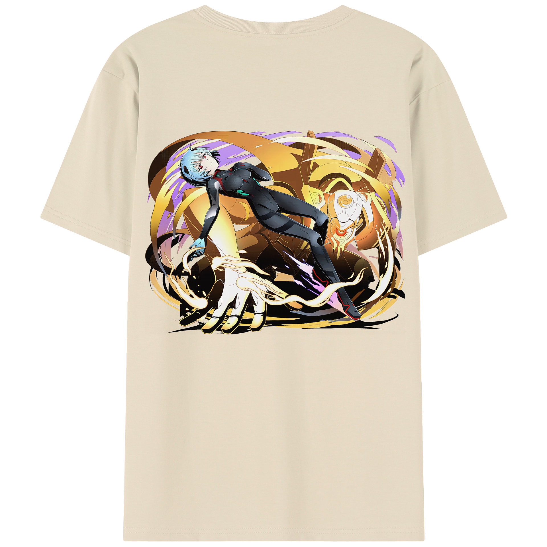 （画像用） EVA 新世紀エヴァンゲリオン 綿100％半袖Tシャツ（背面プリント）