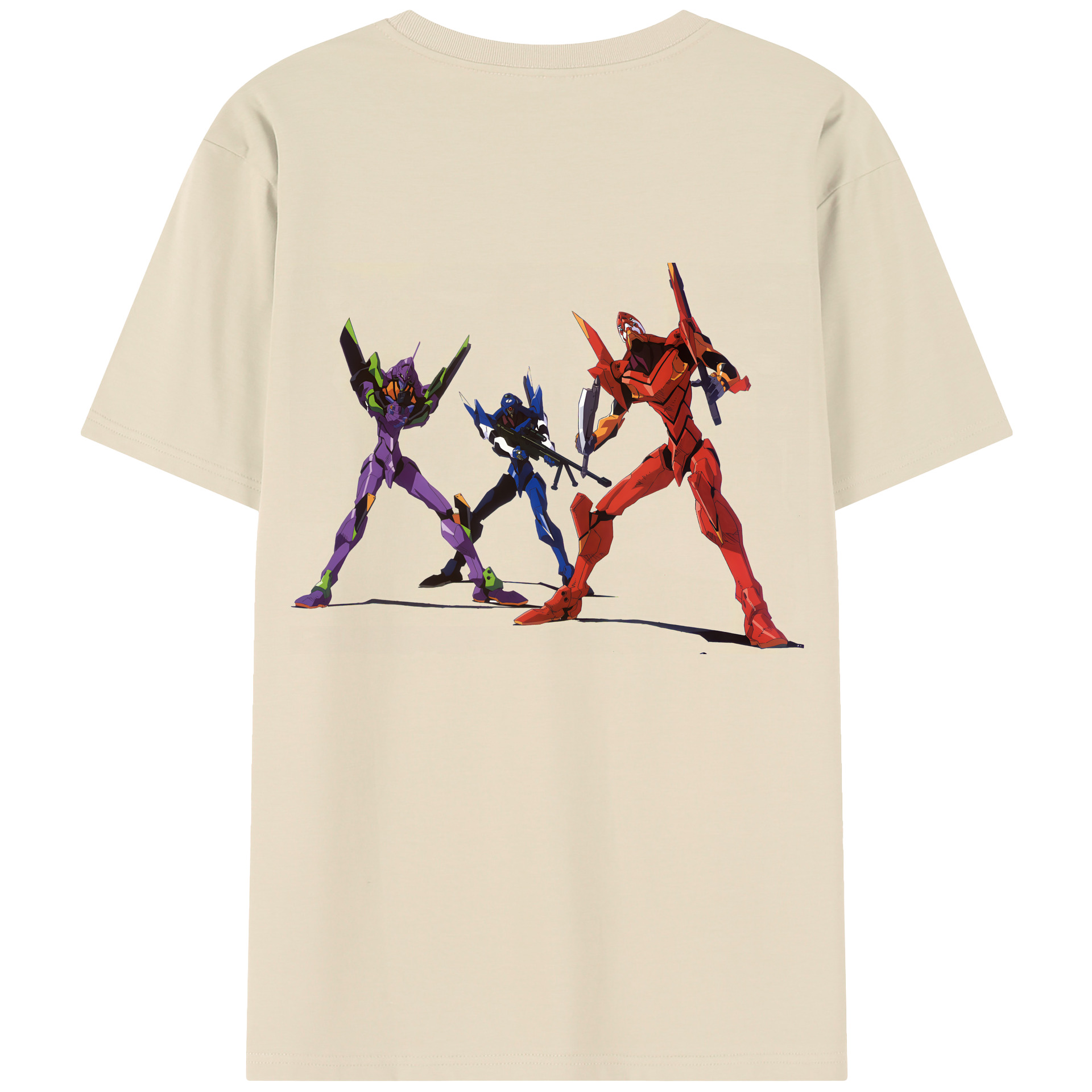 （画像用） EVA 新世紀エヴァンゲリオン 綿100％半袖Tシャツ（背面プリント）