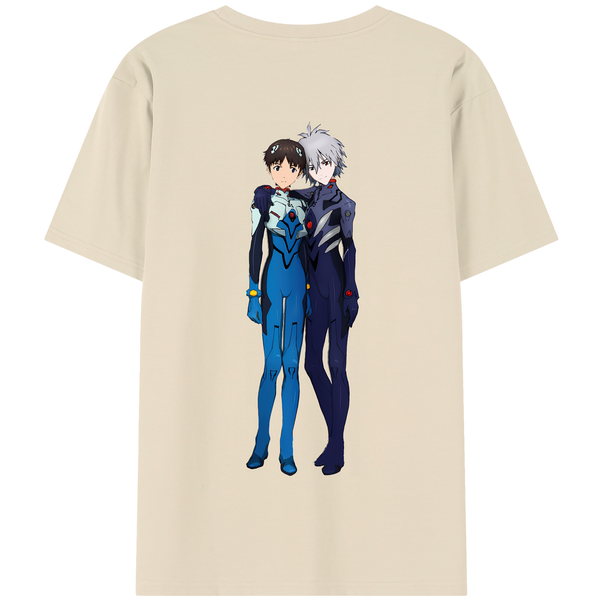 （画像用） EVA 新世紀エヴァンゲリオン 綿100％半袖Tシャツ（背面プリント）
