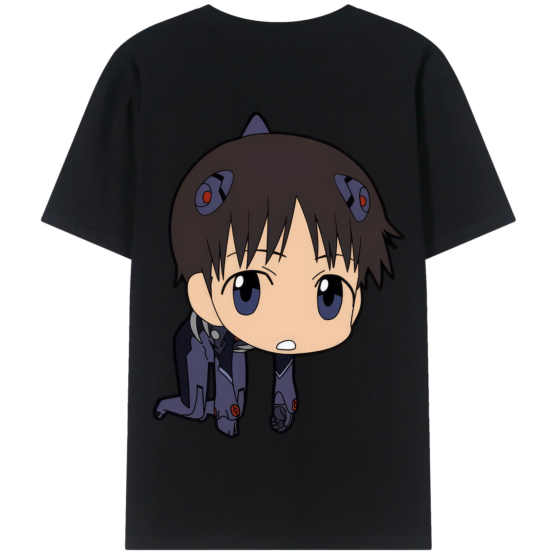 （画像用） EVA 新世紀エヴァンゲリオン 綿100％半袖Tシャツ（背面プリント）