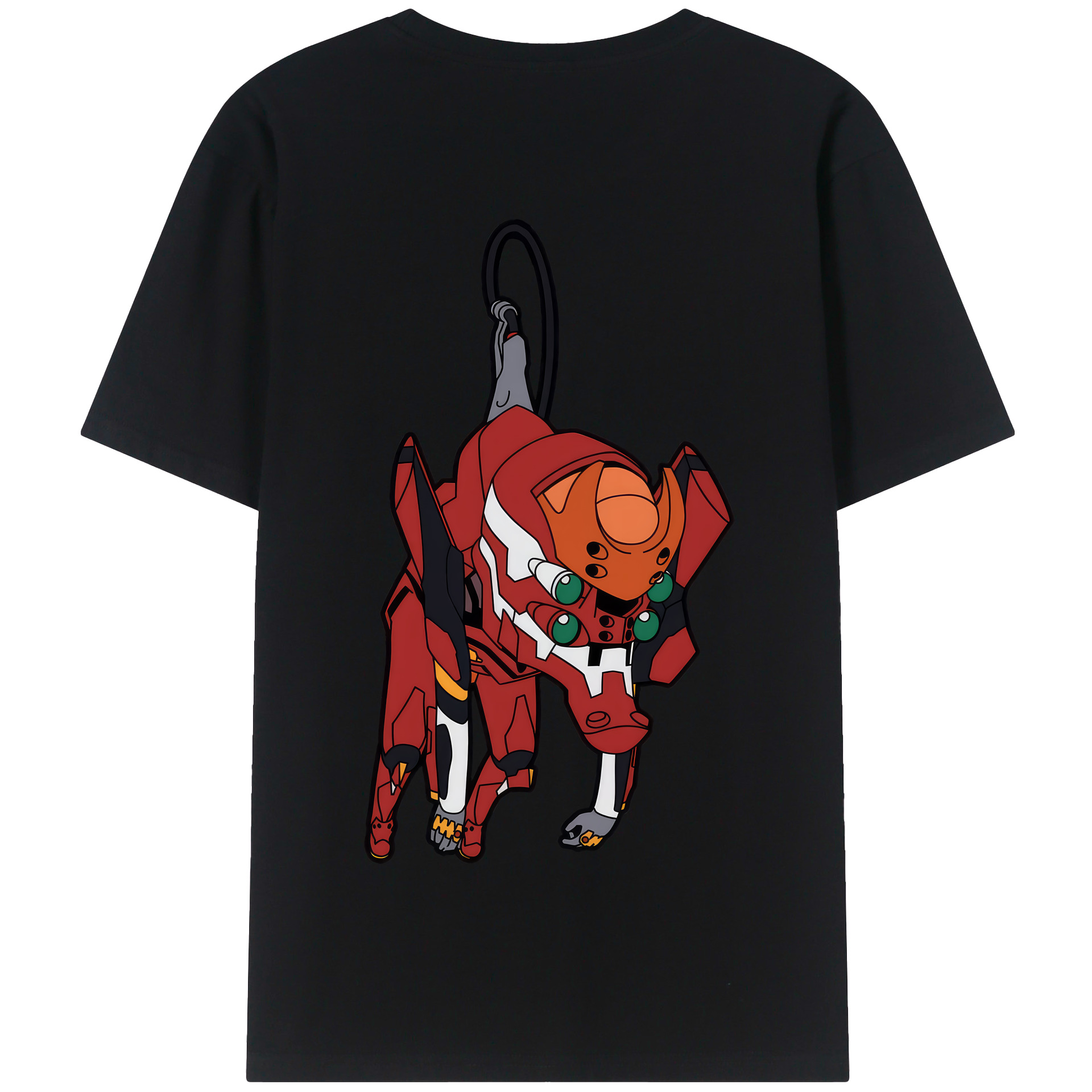 （画像用） EVA 新世紀エヴァンゲリオン 綿100％半袖Tシャツ（背面プリント）
