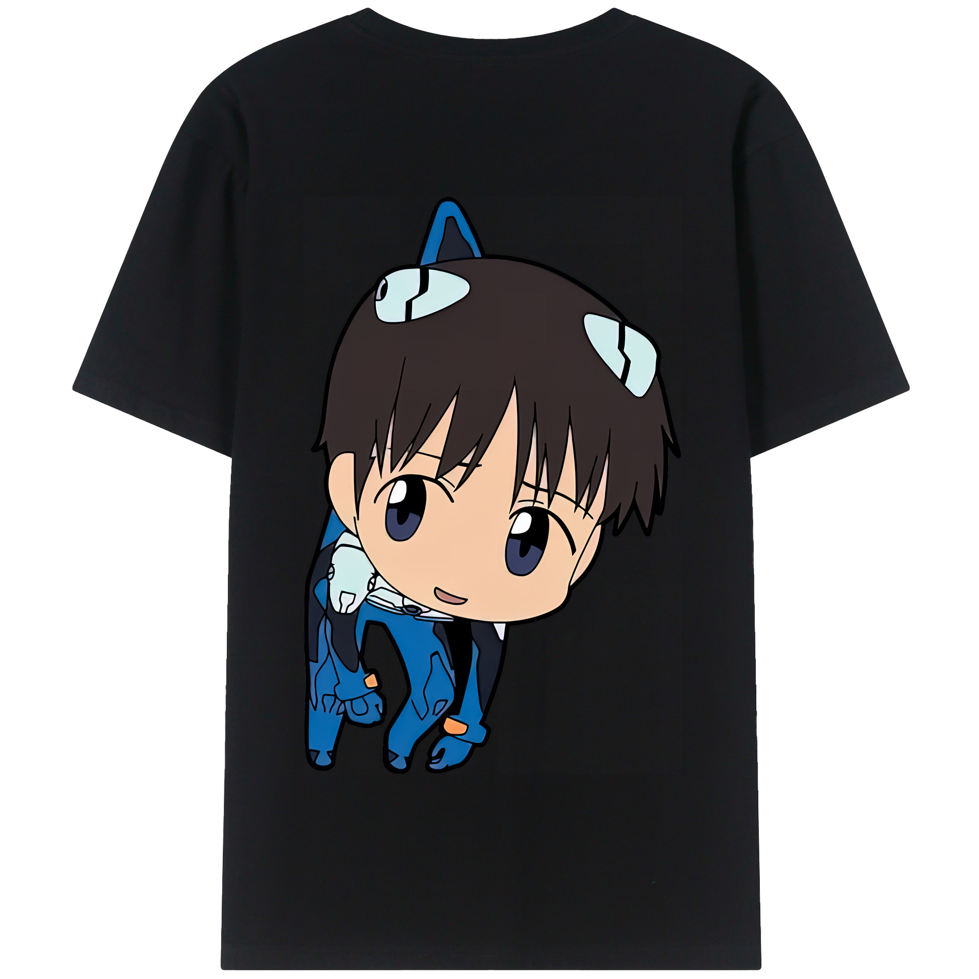 （画像用） EVA 新世紀エヴァンゲリオン 綿100％半袖Tシャツ（背面プリント）