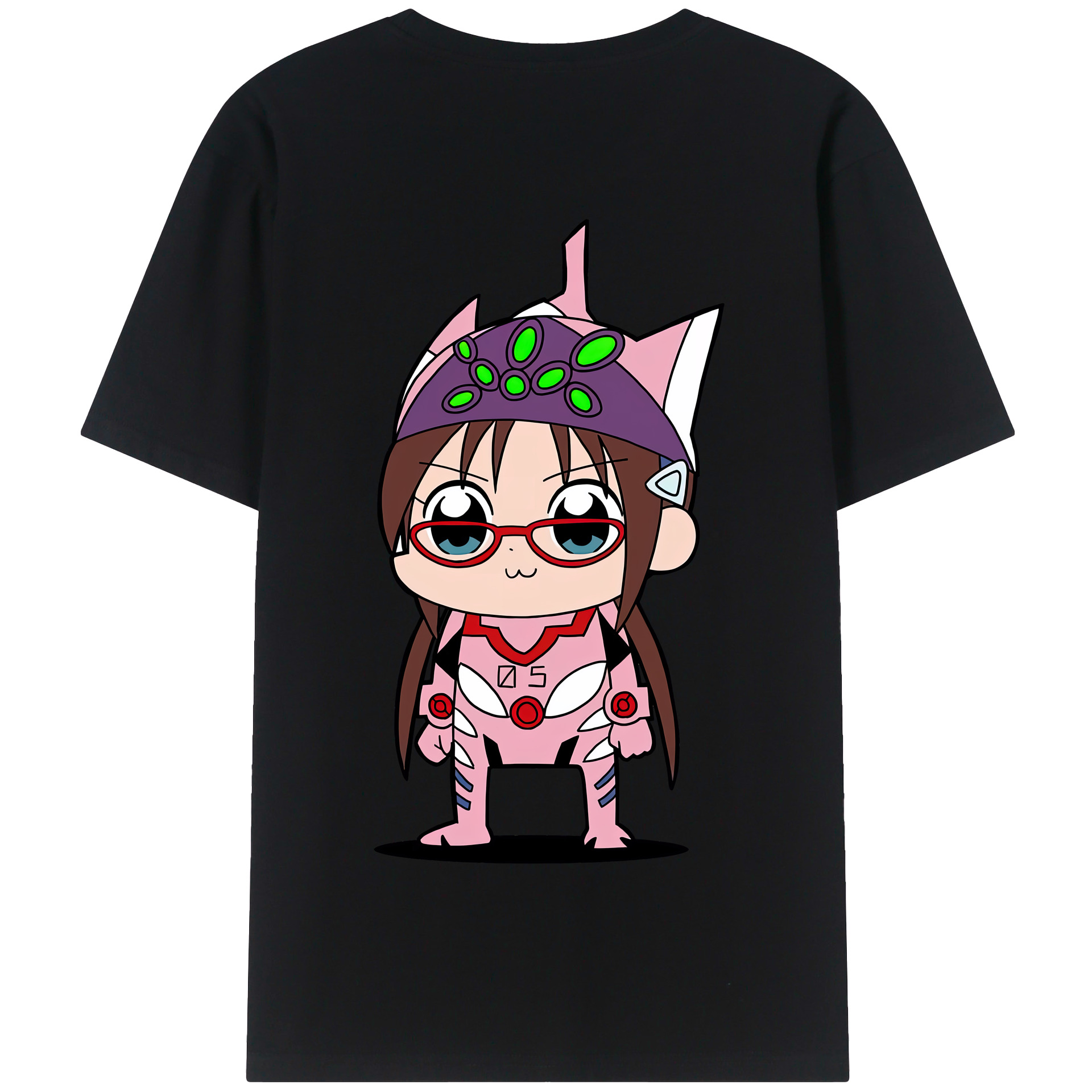 （画像用） EVA 新世紀エヴァンゲリオン 綿100％半袖Tシャツ（背面プリント）