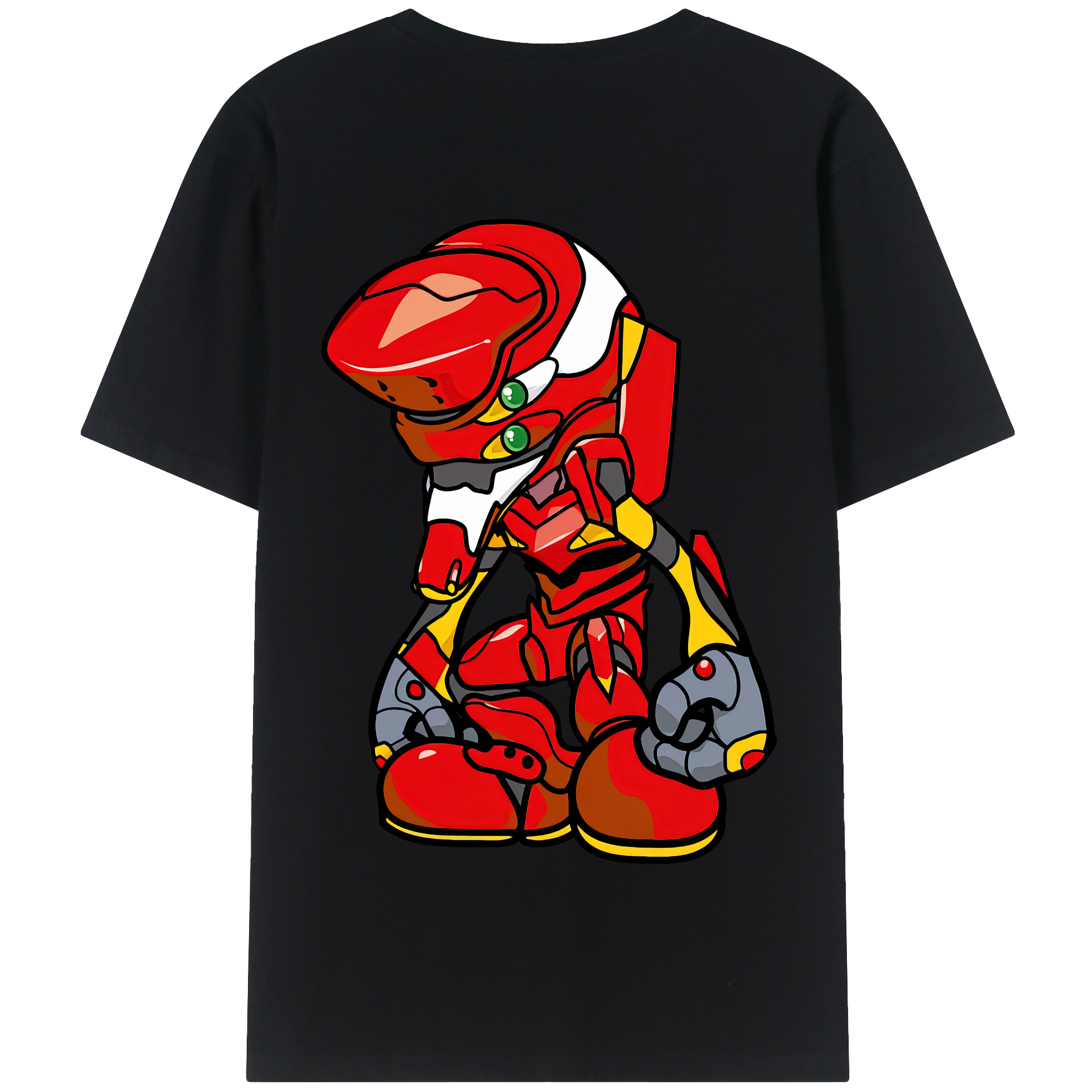 （画像用） EVA 新世紀エヴァンゲリオン 綿100％半袖Tシャツ（背面プリント）
