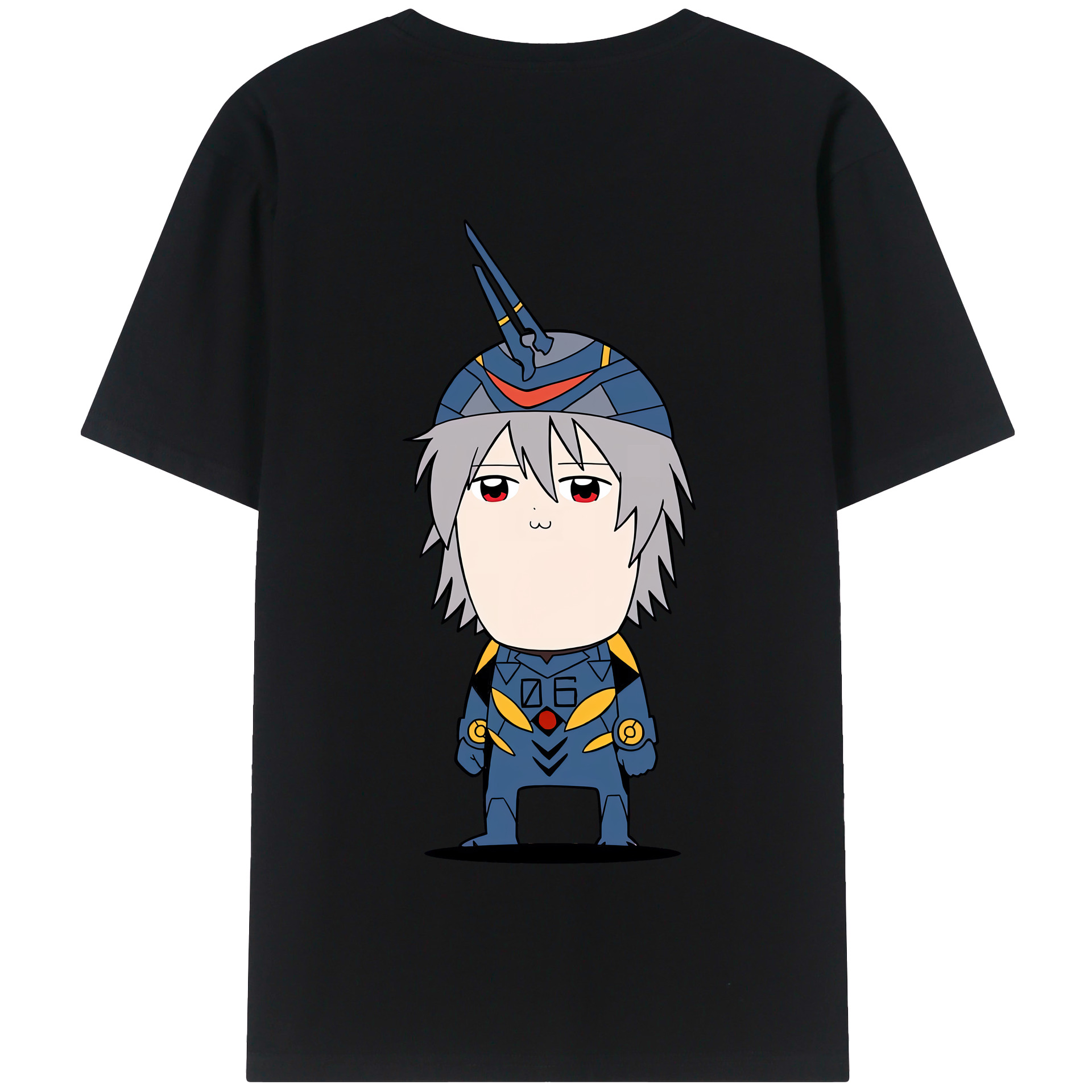 （画像用） EVA 新世紀エヴァンゲリオン 綿100％半袖Tシャツ（背面プリント）