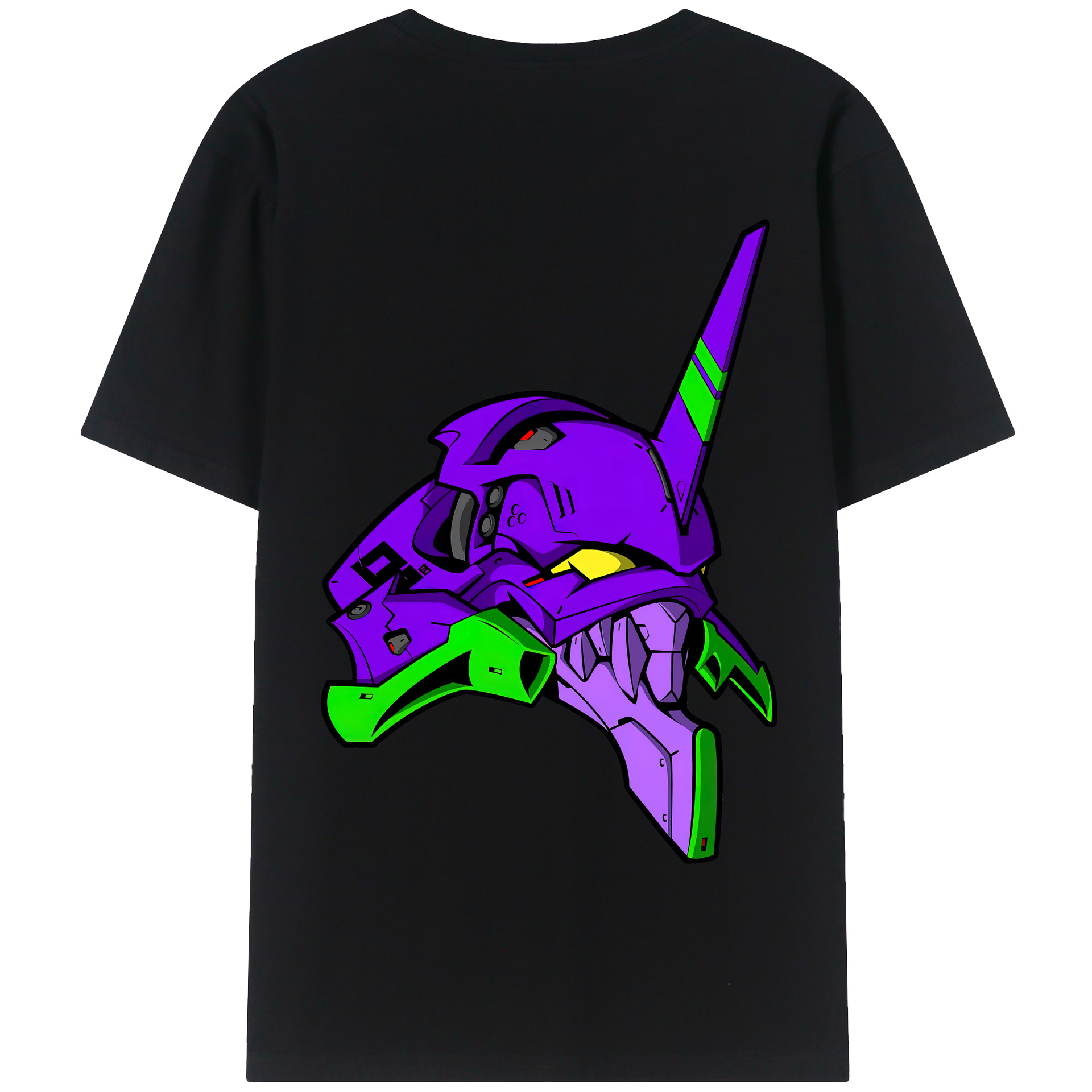 （画像用） EVA 新世紀エヴァンゲリオン 綿100％半袖Tシャツ（背面プリント）