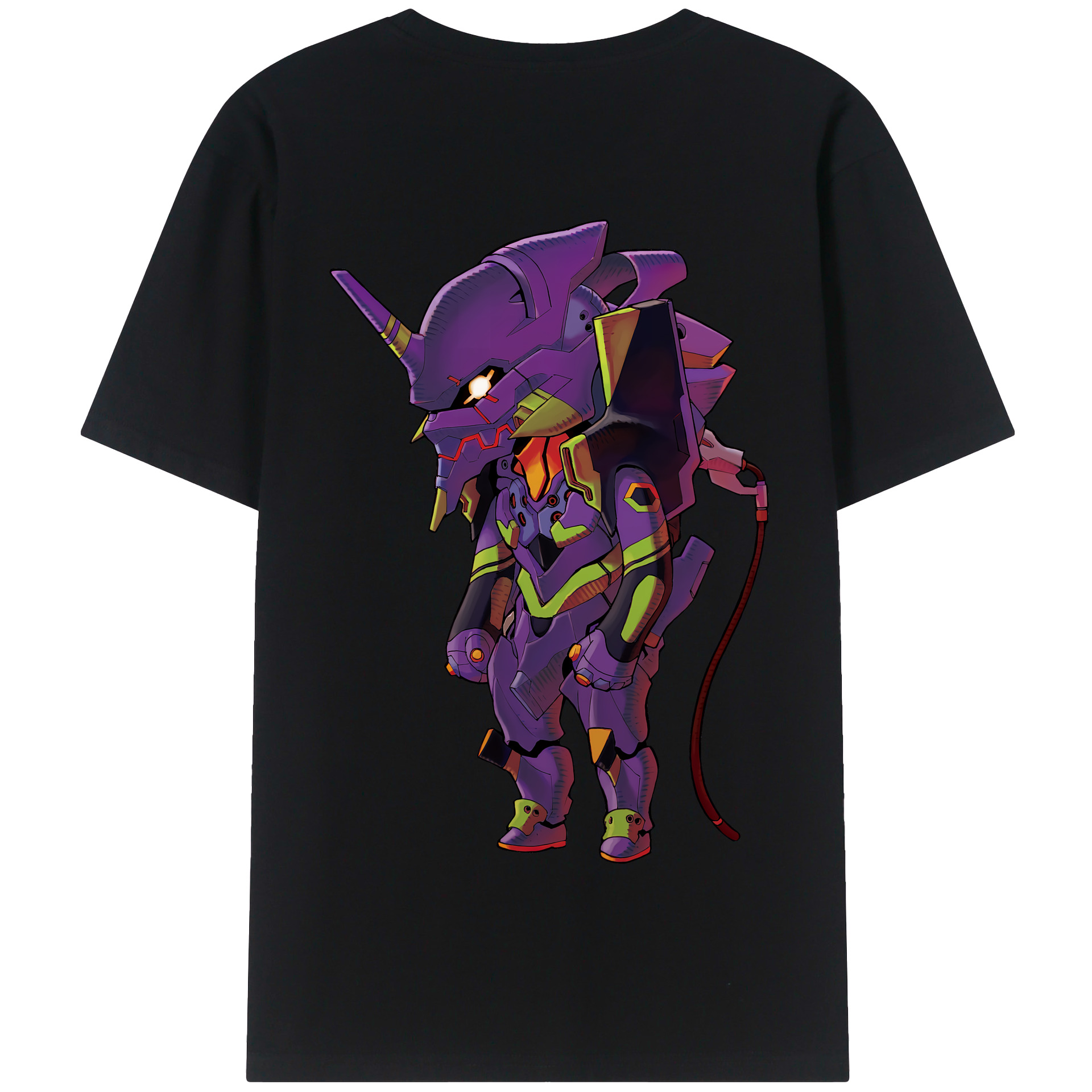 （画像用） EVA 新世紀エヴァンゲリオン 綿100％半袖Tシャツ（背面プリント）
