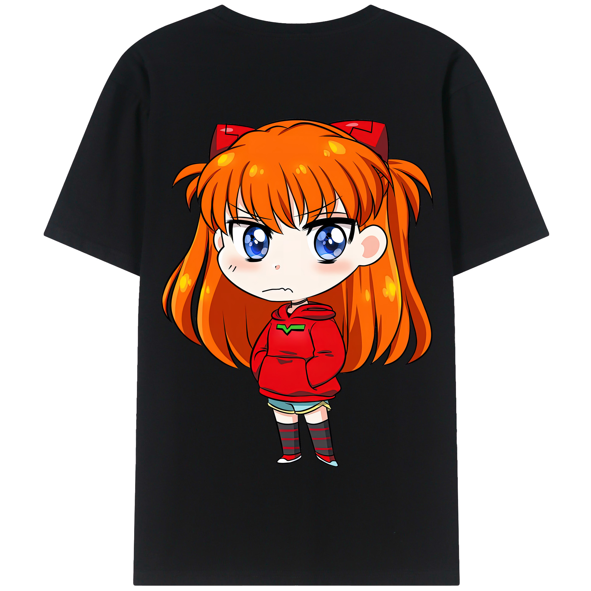 （画像用） EVA 新世紀エヴァンゲリオン 綿100％半袖Tシャツ（背面プリント）