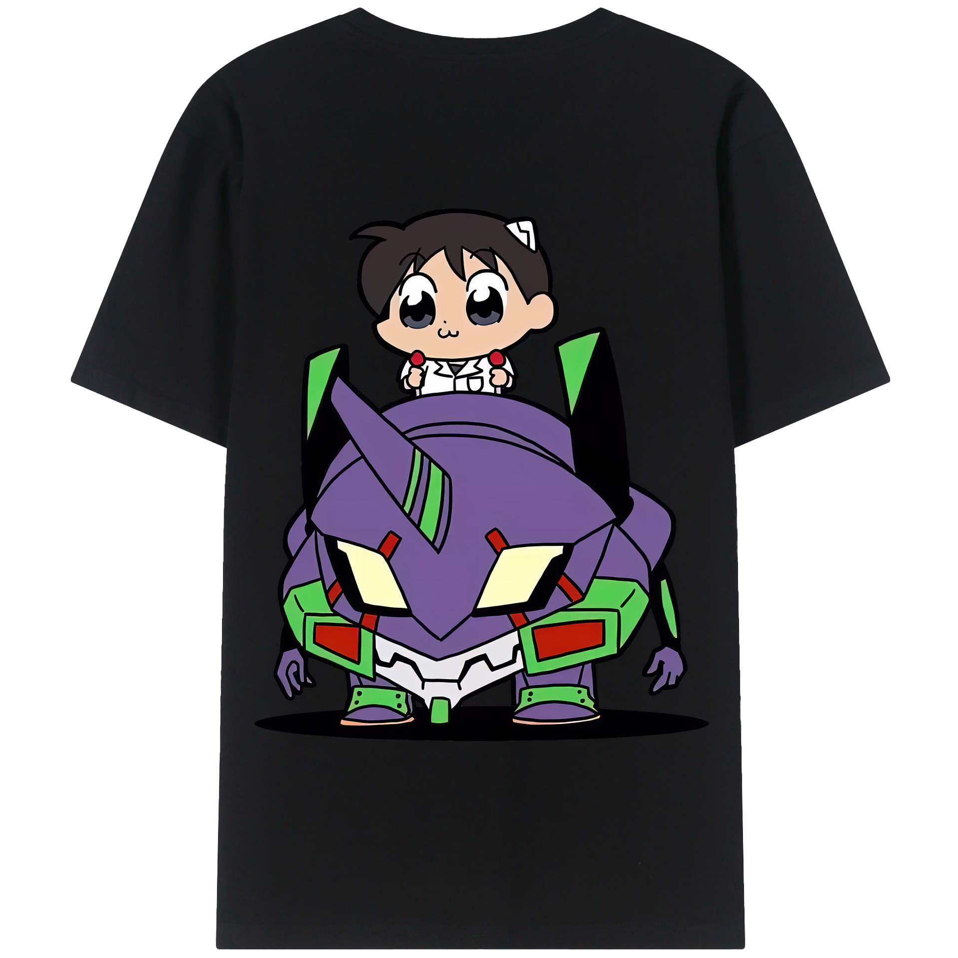 （画像用） EVA 新世紀エヴァンゲリオン 綿100％半袖Tシャツ（背面プリント）