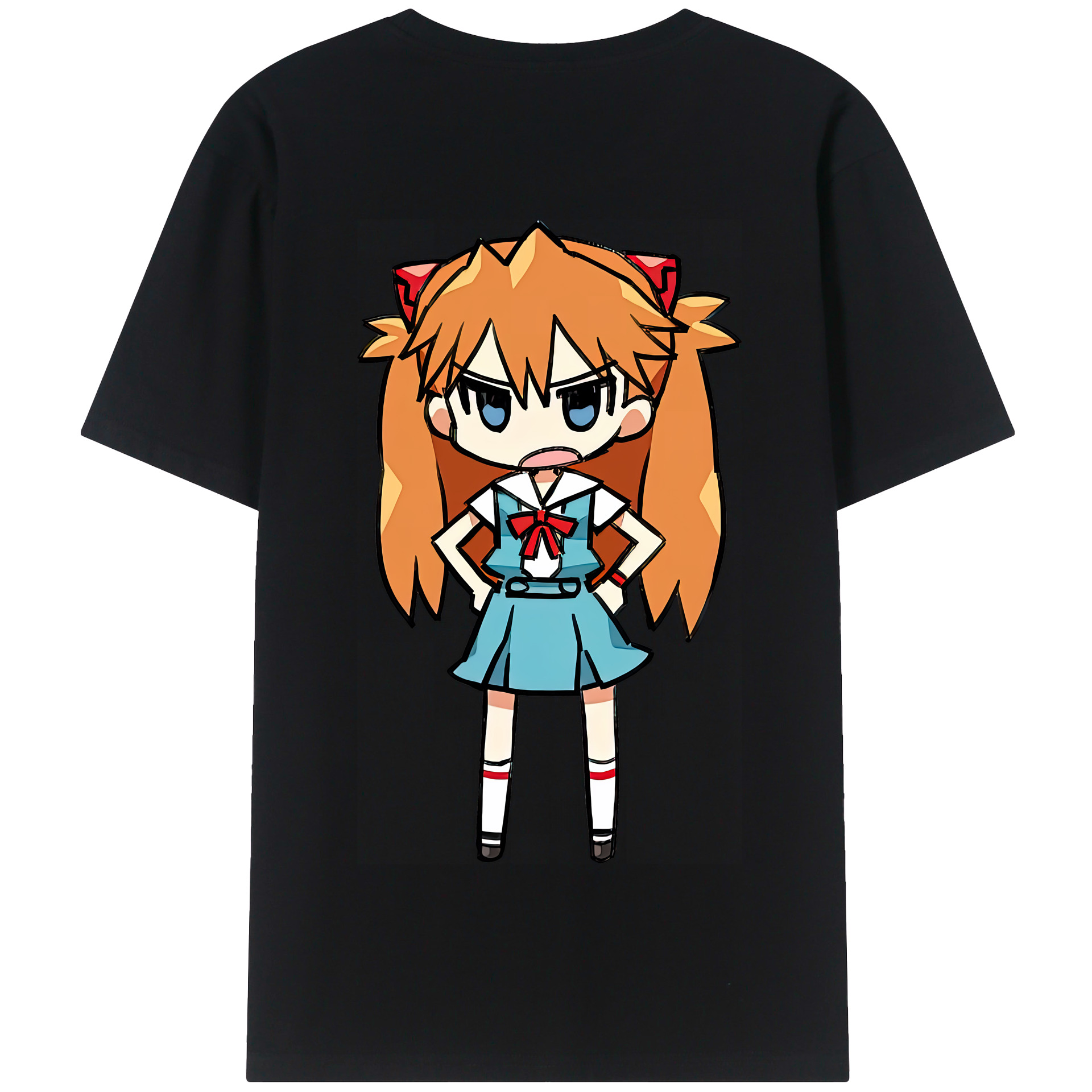 （画像用） EVA 新世紀エヴァンゲリオン 綿100％半袖Tシャツ（背面プリント）