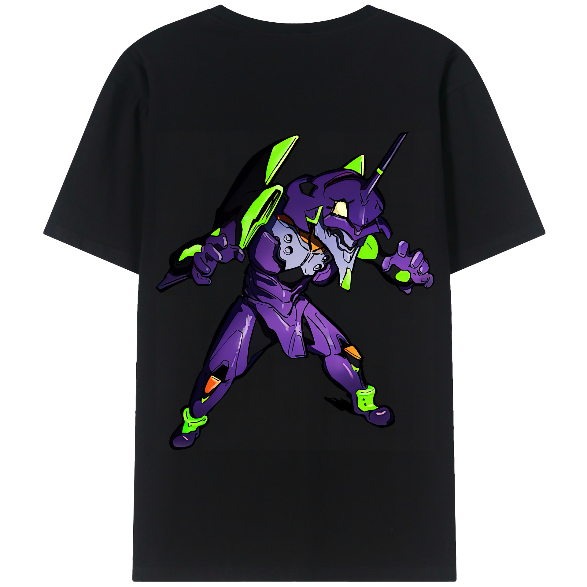 （画像用） EVA 新世紀エヴァンゲリオン 綿100％半袖Tシャツ（背面プリント）
