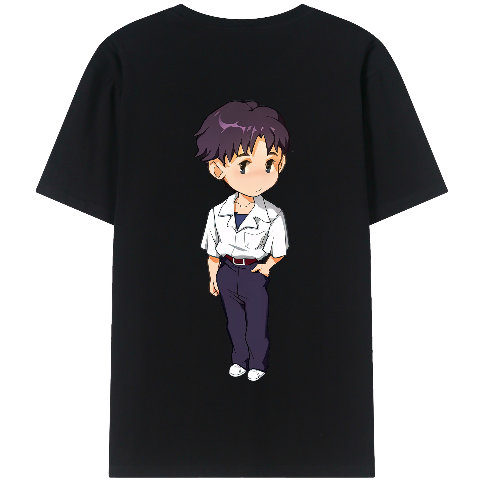 （画像用） EVA 新世紀エヴァンゲリオン 綿100％半袖Tシャツ（背面プリント）