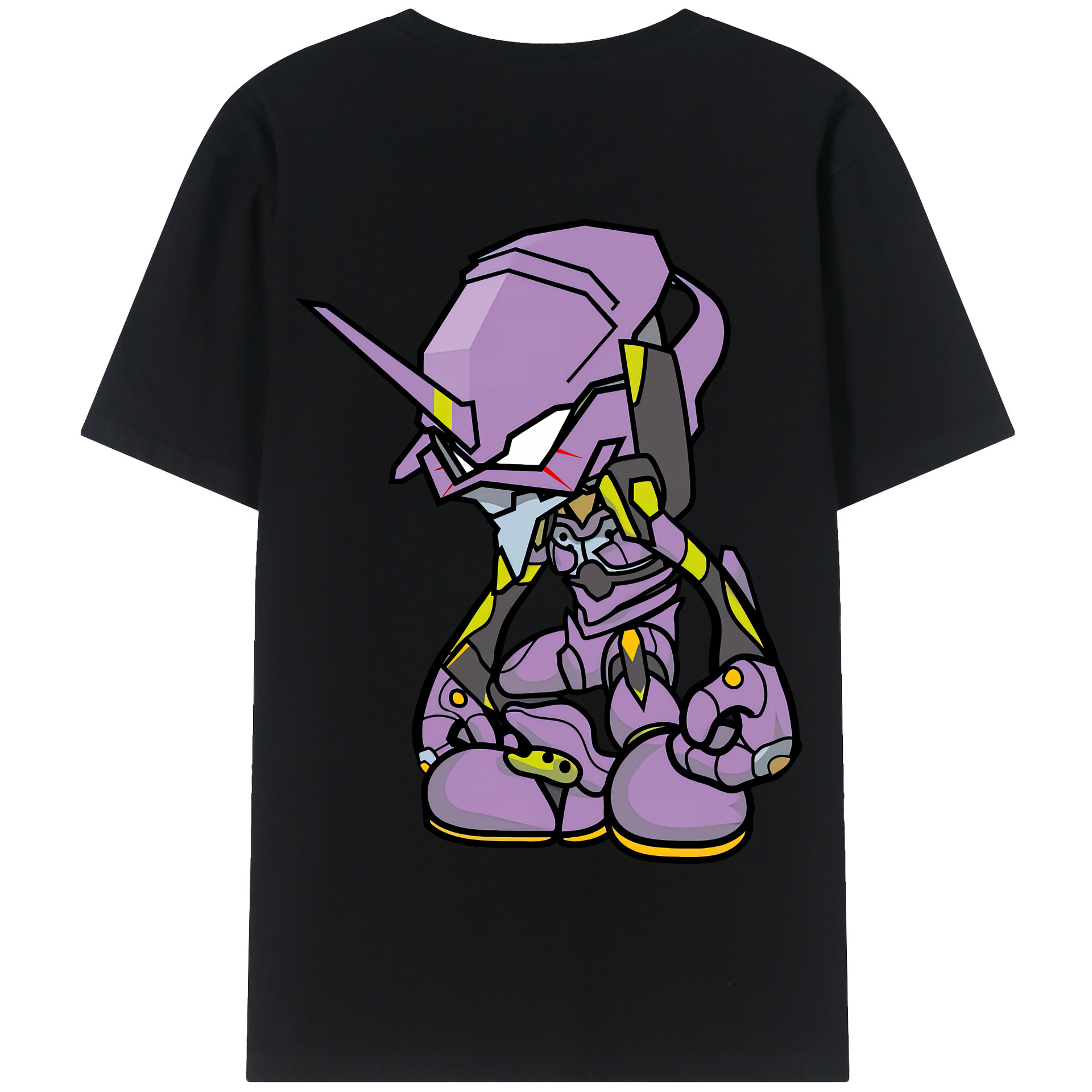 （画像用） EVA 新世紀エヴァンゲリオン 綿100％半袖Tシャツ（背面プリント）