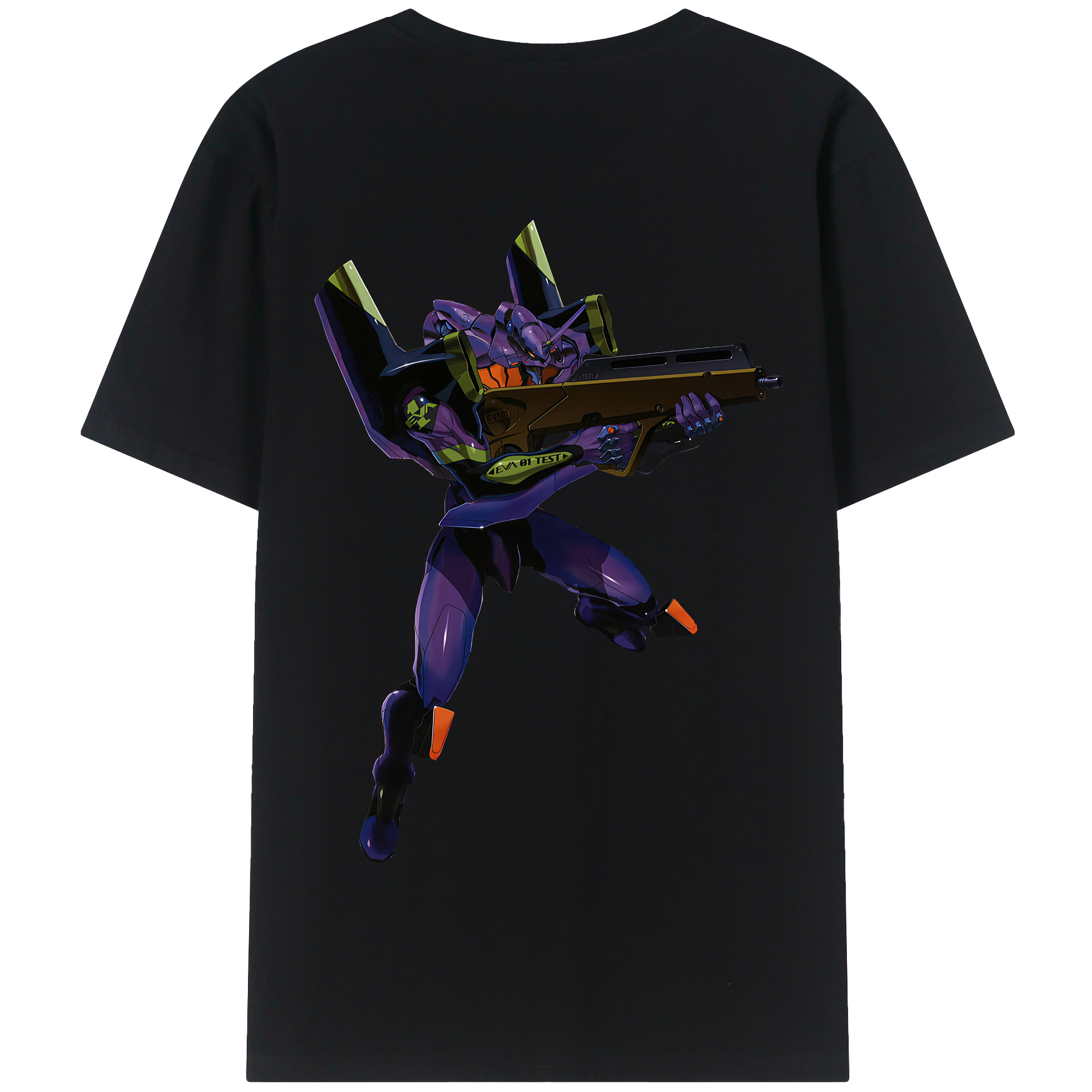 （画像用） EVA 新世紀エヴァンゲリオン 綿100％半袖Tシャツ（背面プリント）