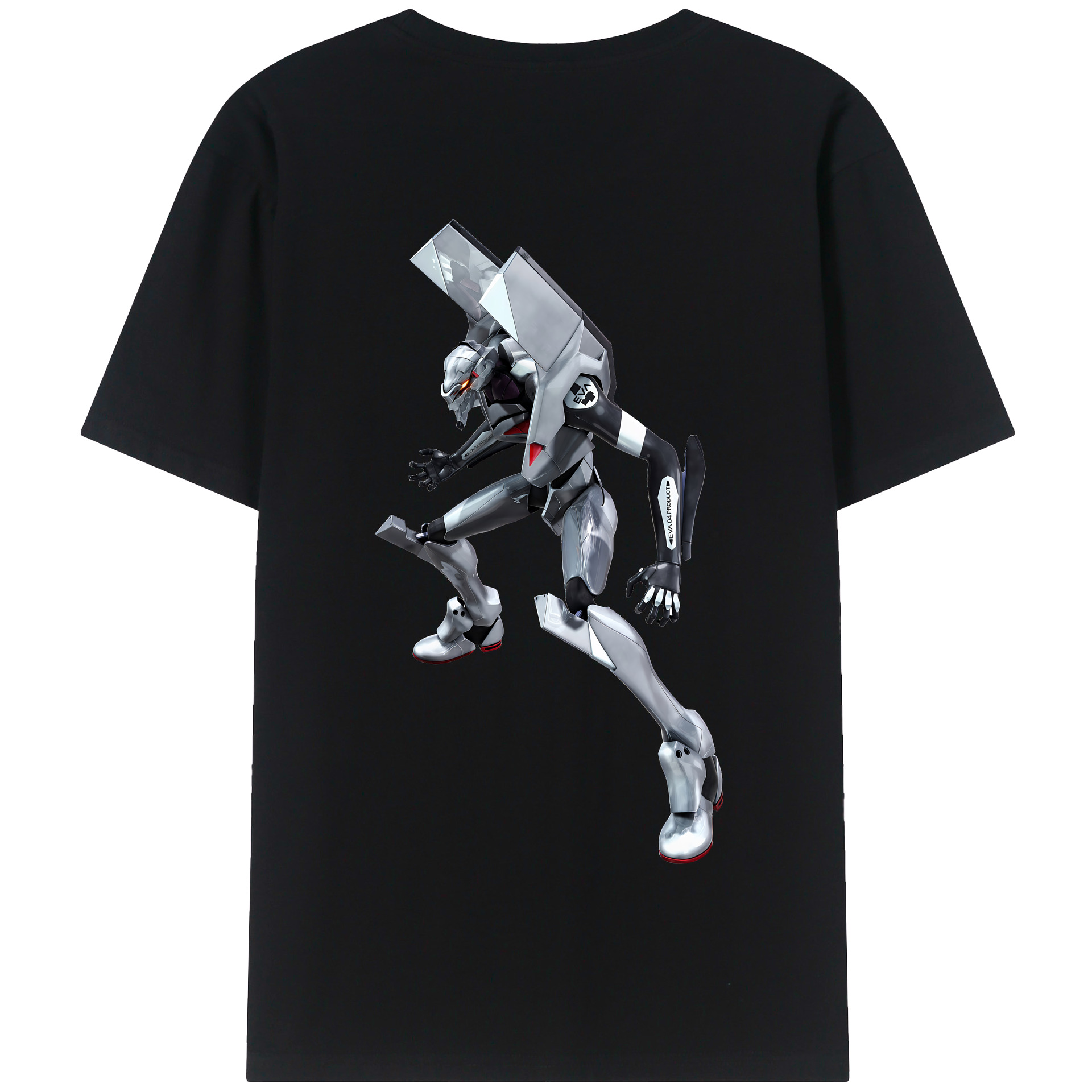 （画像用） EVA 新世紀エヴァンゲリオン 綿100％半袖Tシャツ（背面プリント）