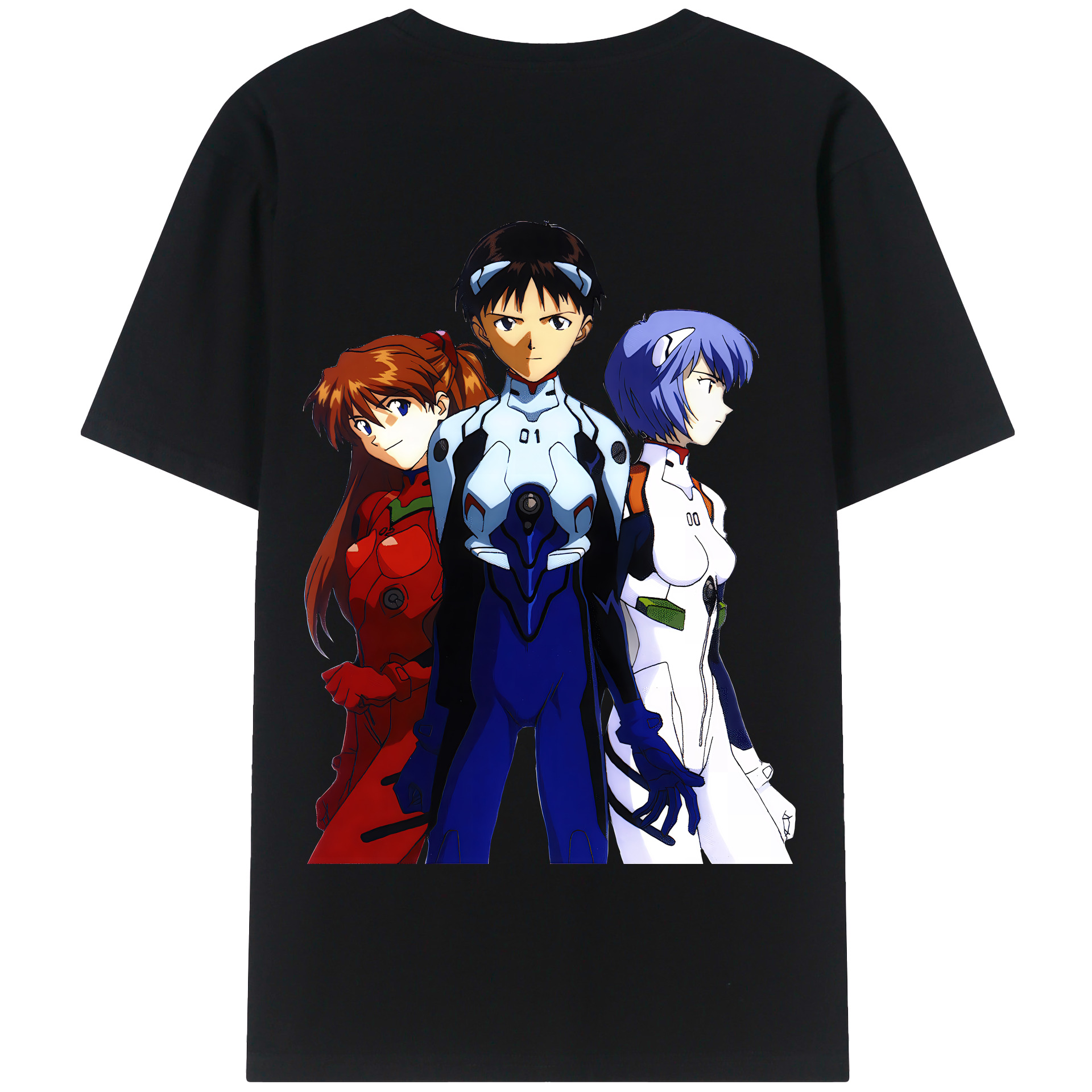 （画像用） EVA 新世紀エヴァンゲリオン 綿100％半袖Tシャツ（背面プリント）
