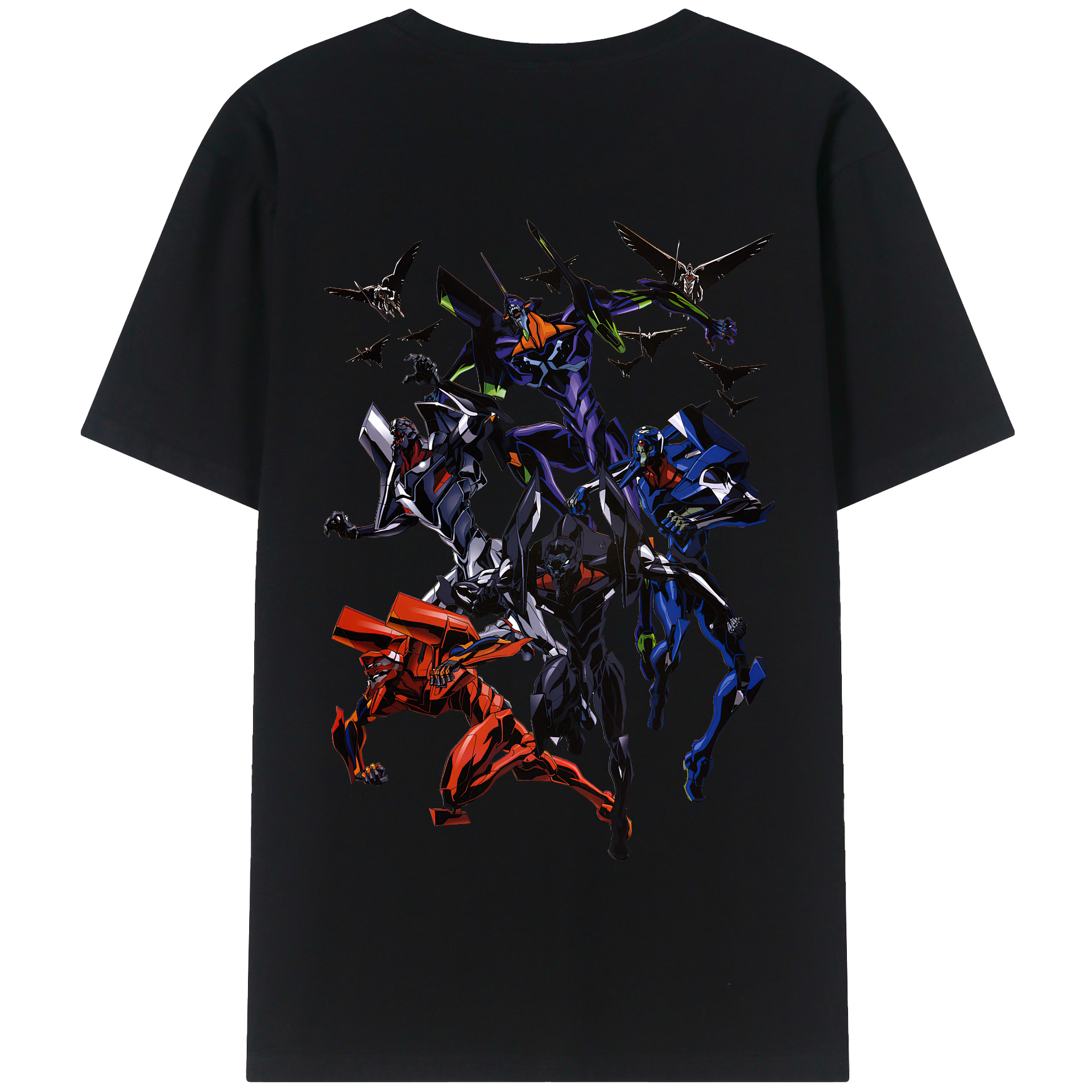 （画像用） EVA 新世紀エヴァンゲリオン 綿100％半袖Tシャツ（背面プリント）