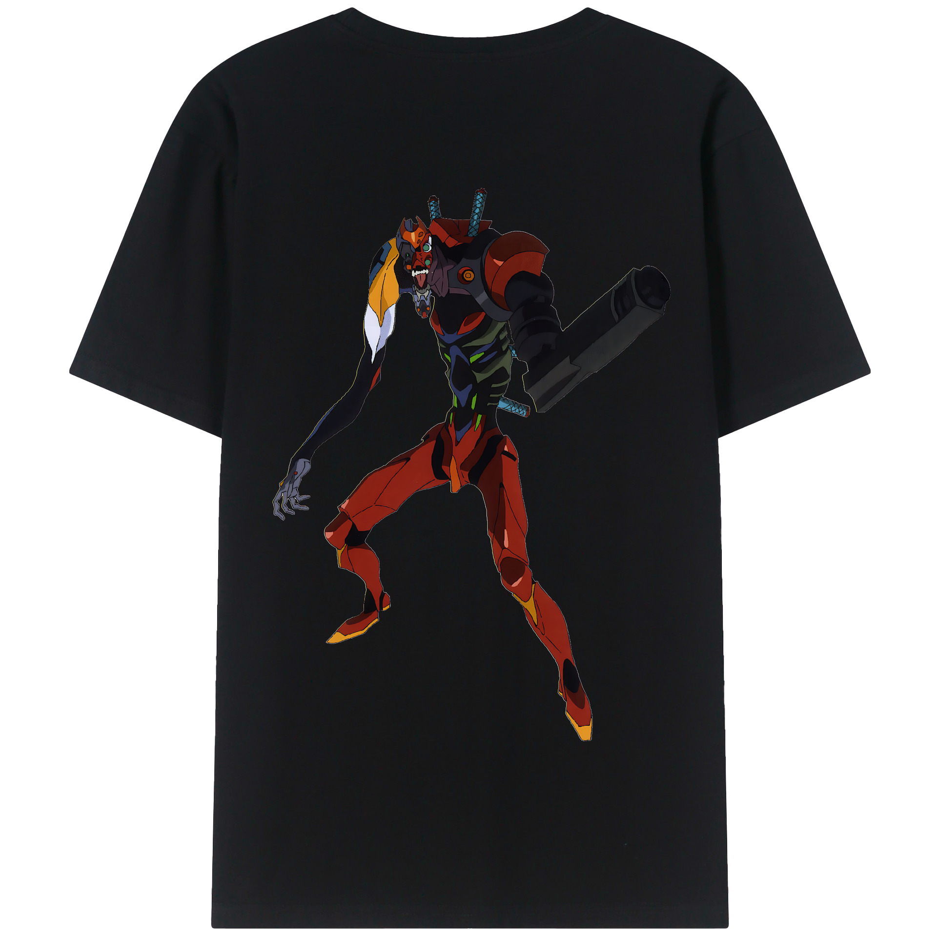 （画像用） EVA 新世紀エヴァンゲリオン 綿100％半袖Tシャツ（背面プリント）