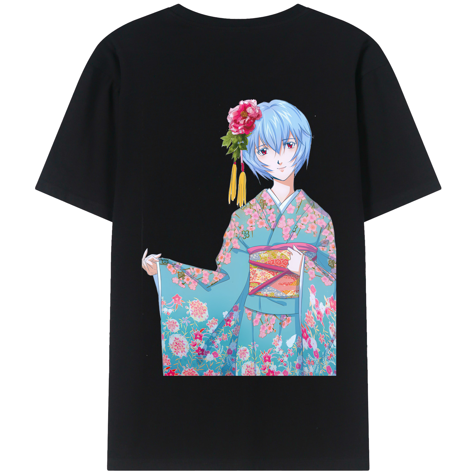 （画像用） EVA 新世紀エヴァンゲリオン 綿100％半袖Tシャツ（背面プリント）