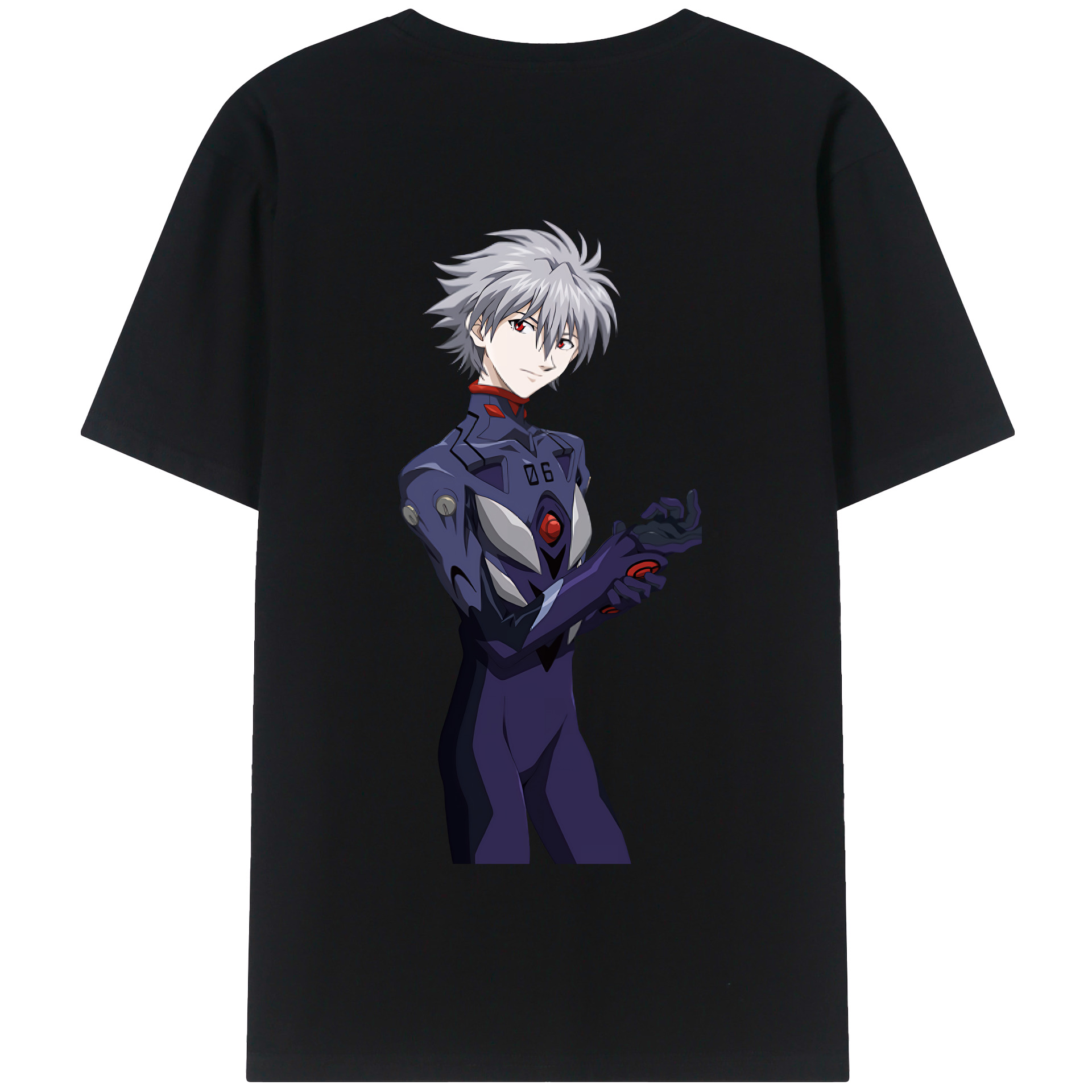 （画像用） EVA 新世紀エヴァンゲリオン 綿100％半袖Tシャツ（背面プリント）