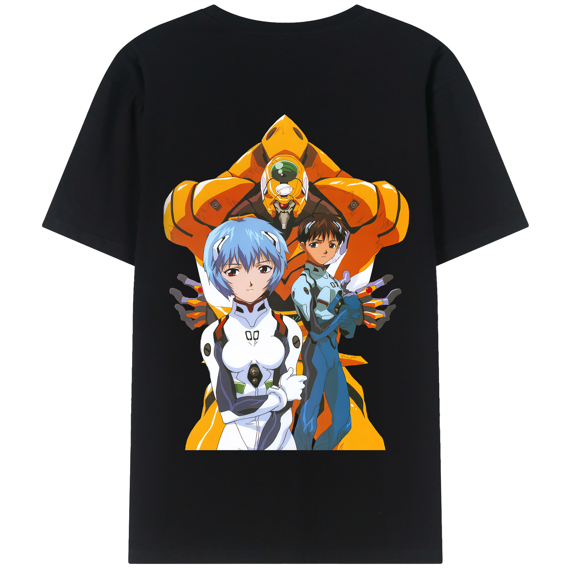 （画像用） EVA 新世紀エヴァンゲリオン 綿100％半袖Tシャツ（背面プリント）