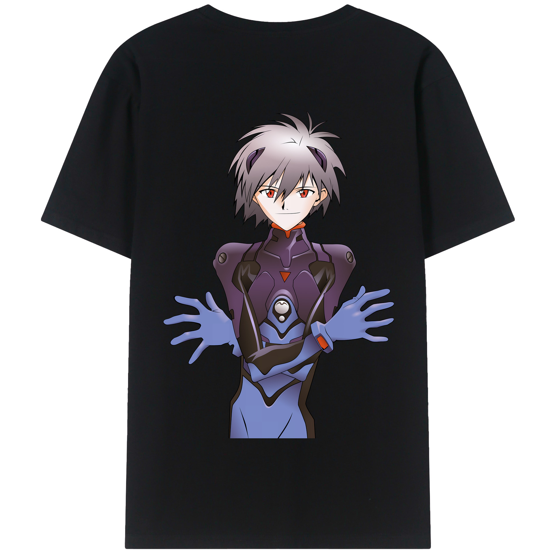 （画像用） EVA 新世紀エヴァンゲリオン 綿100％半袖Tシャツ（背面プリント）