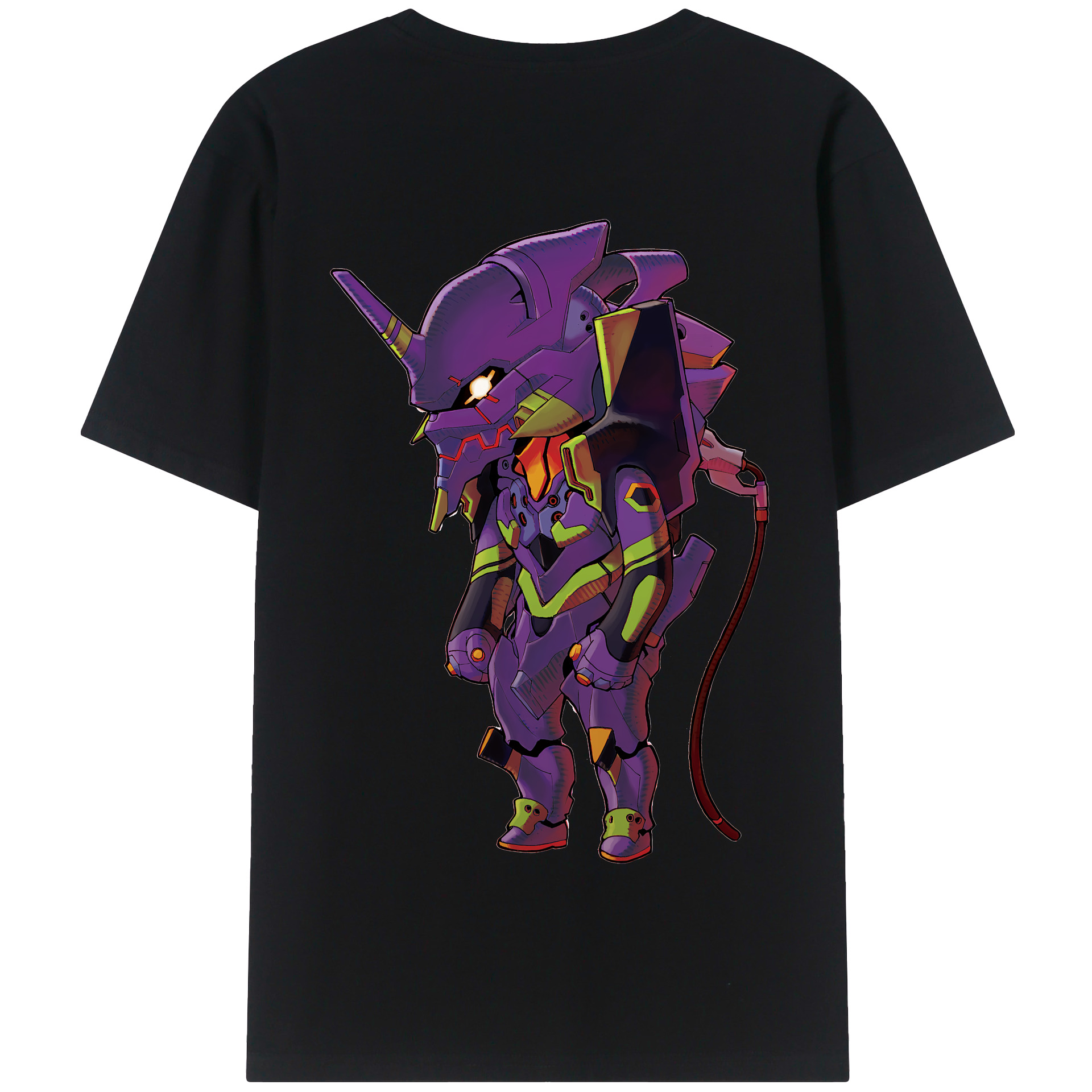 （画像用） EVA 新世紀エヴァンゲリオン 綿100％半袖Tシャツ（背面プリント）