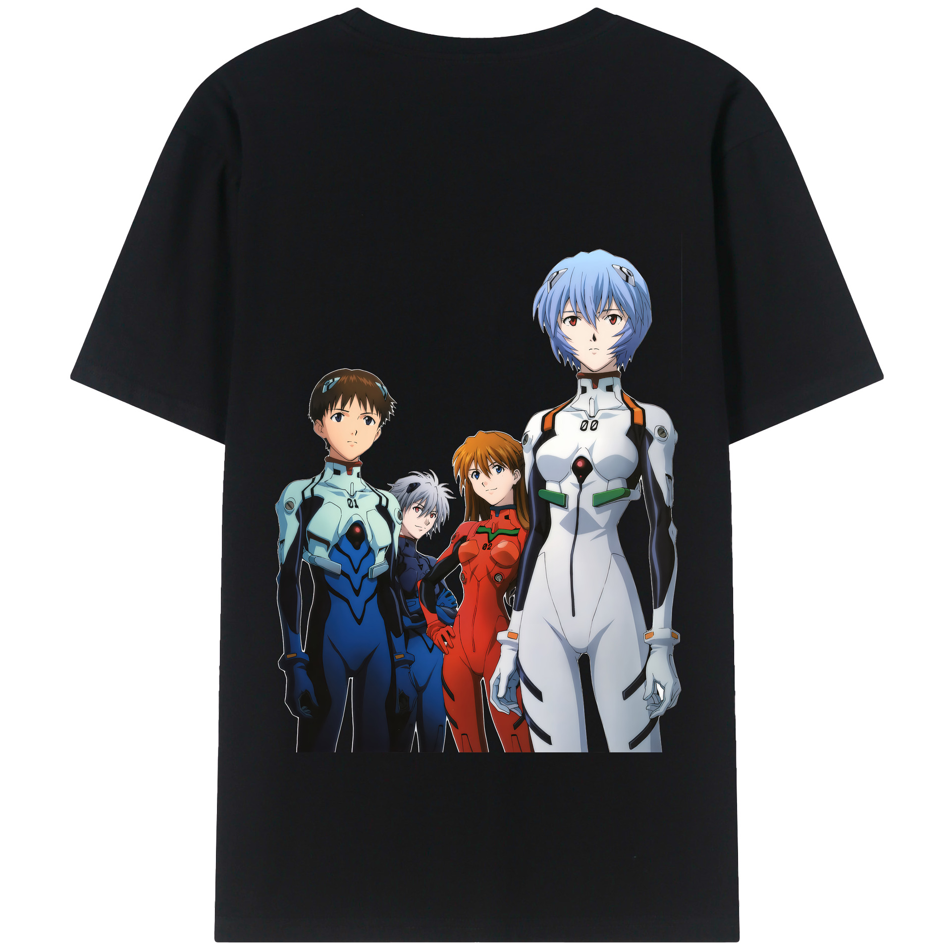 （画像用） EVA 新世紀エヴァンゲリオン 綿100％半袖Tシャツ（背面プリント）
