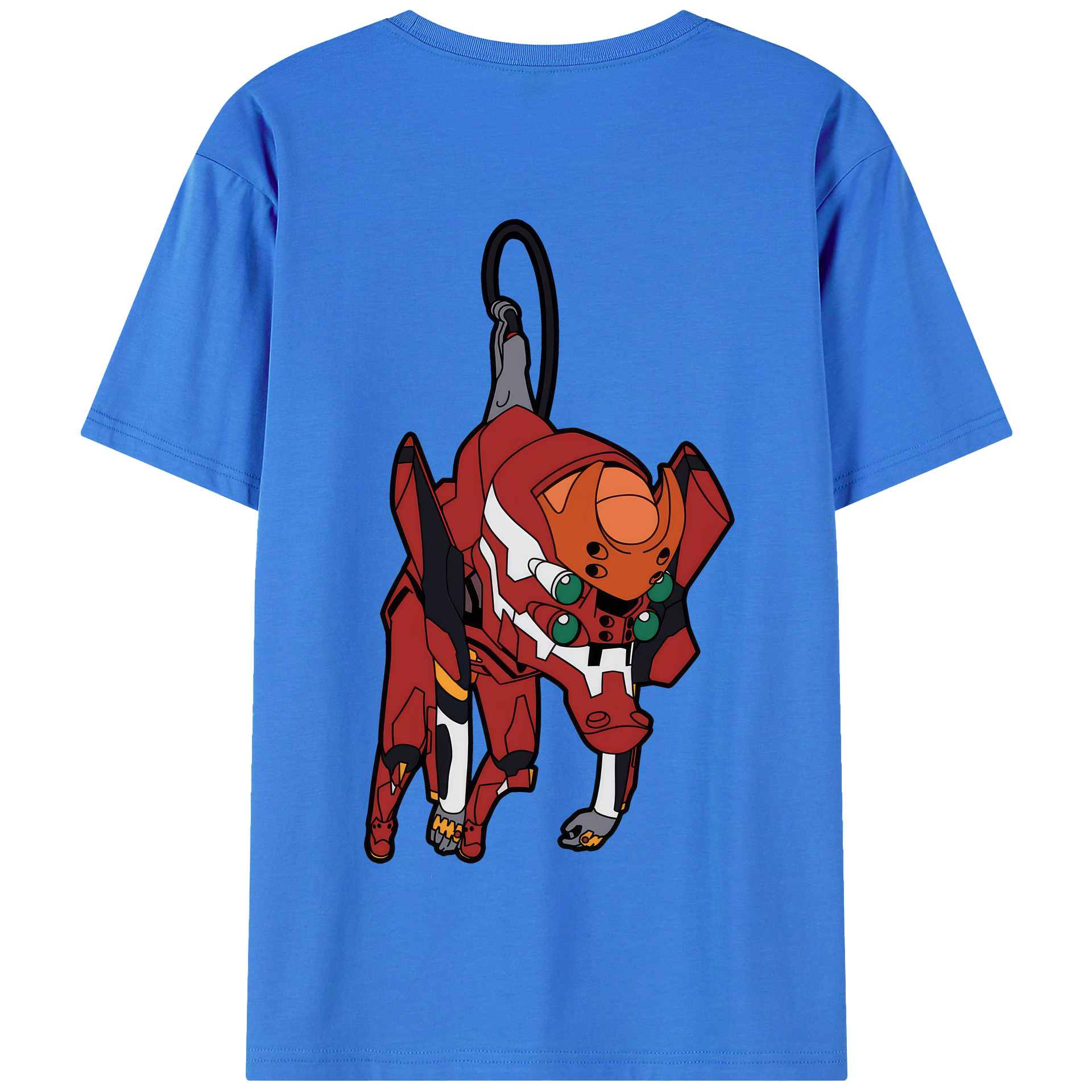 （画像用） EVA 新世紀エヴァンゲリオン 綿100％半袖Tシャツ（背面プリント）