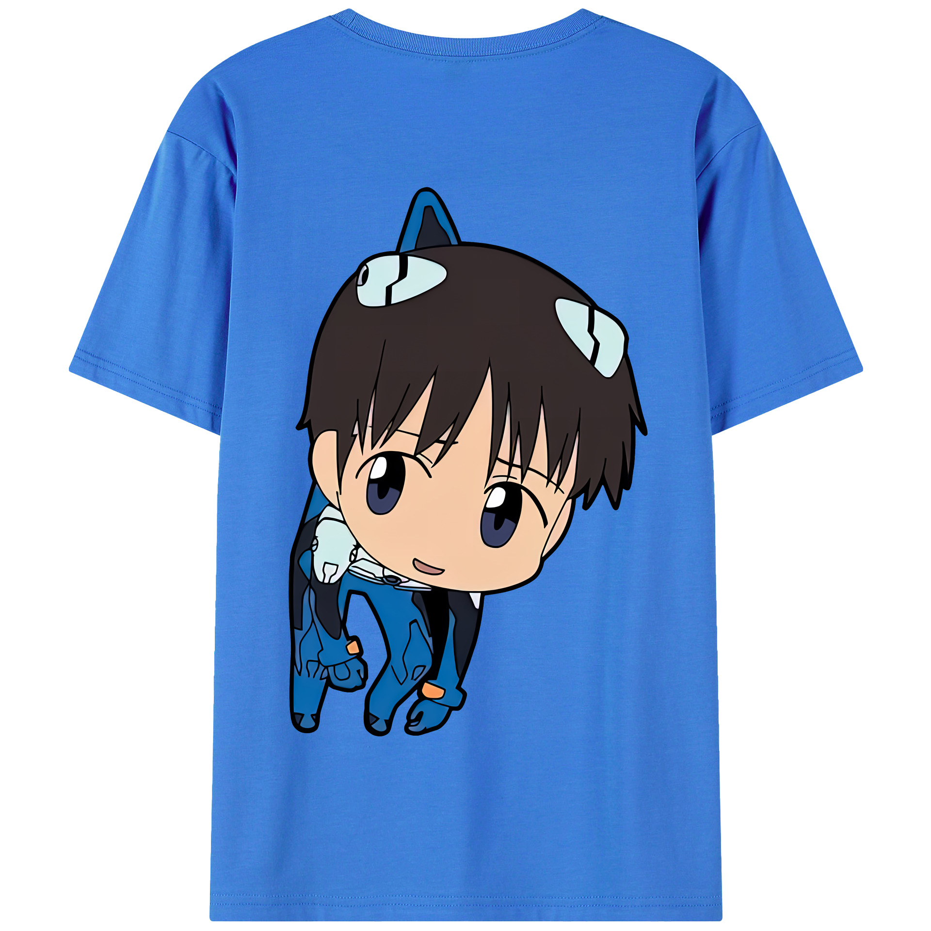 （画像用） EVA 新世紀エヴァンゲリオン 綿100％半袖Tシャツ（背面プリント）