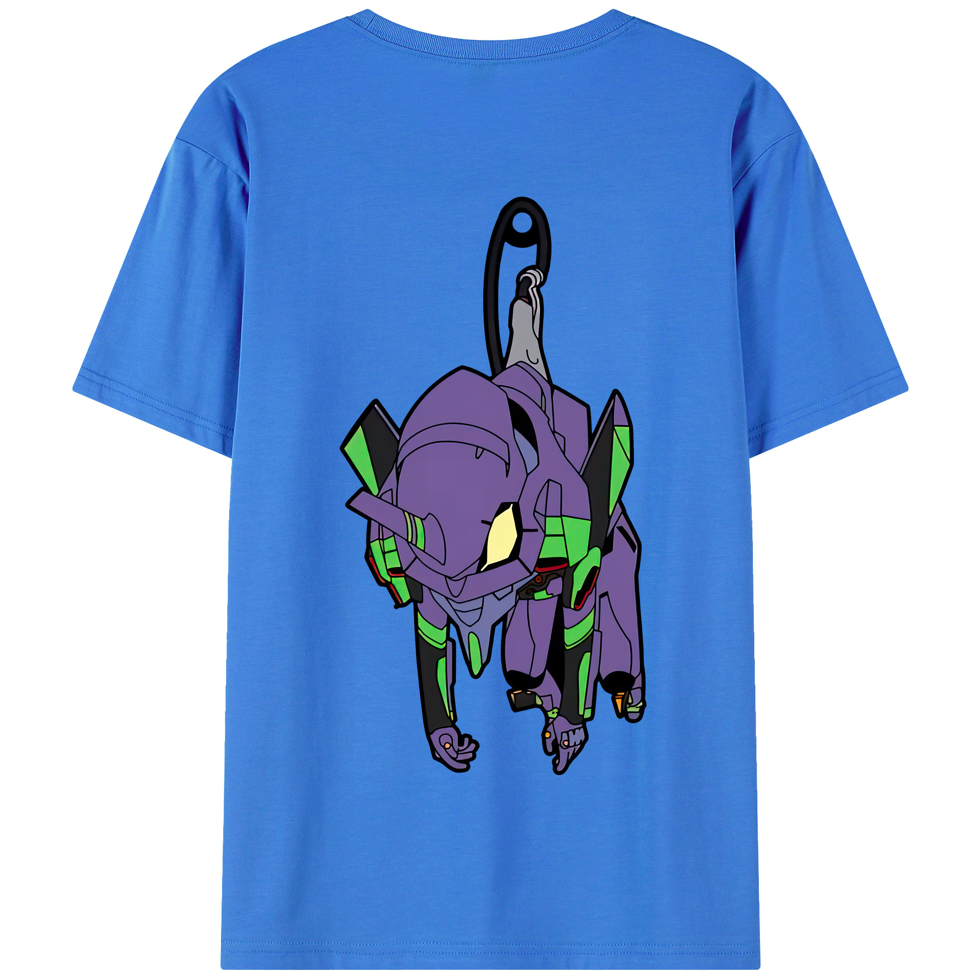 （画像用） EVA 新世紀エヴァンゲリオン 綿100％半袖Tシャツ（背面プリント）