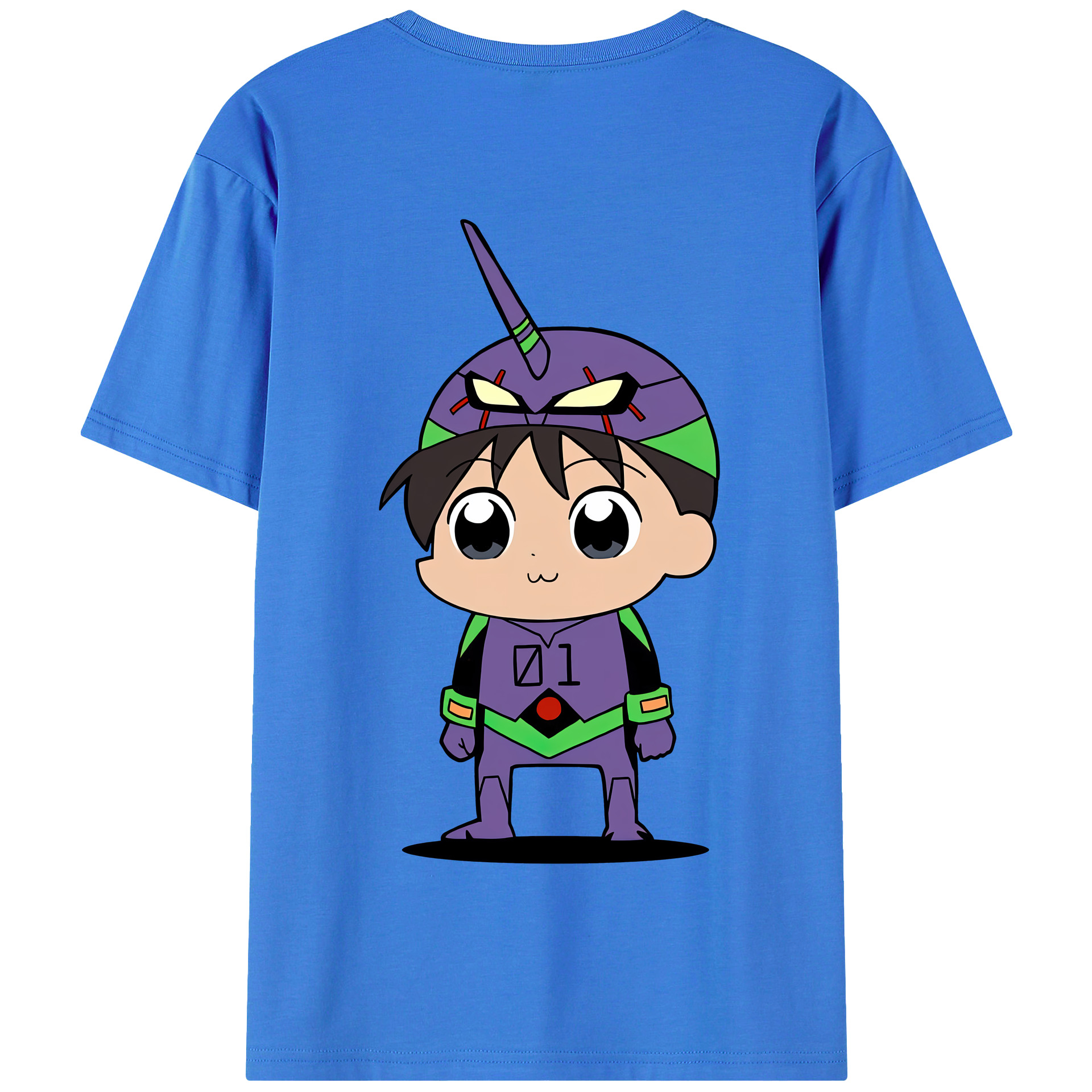（画像用） EVA 新世紀エヴァンゲリオン 綿100％半袖Tシャツ（背面プリント）