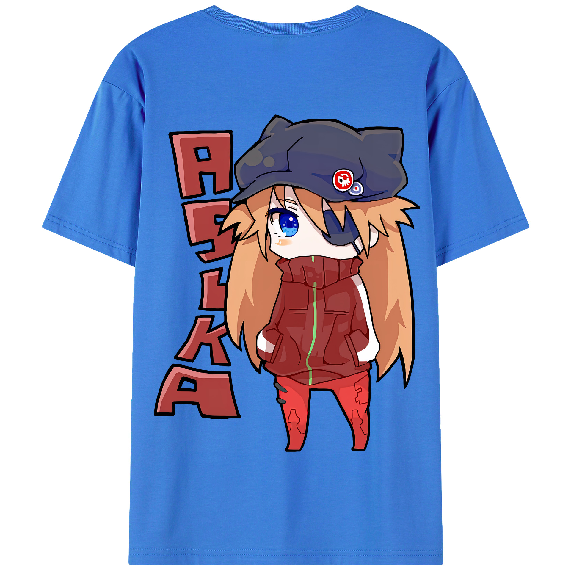 （画像用） EVA 新世紀エヴァンゲリオン 綿100％半袖Tシャツ（背面プリント）
