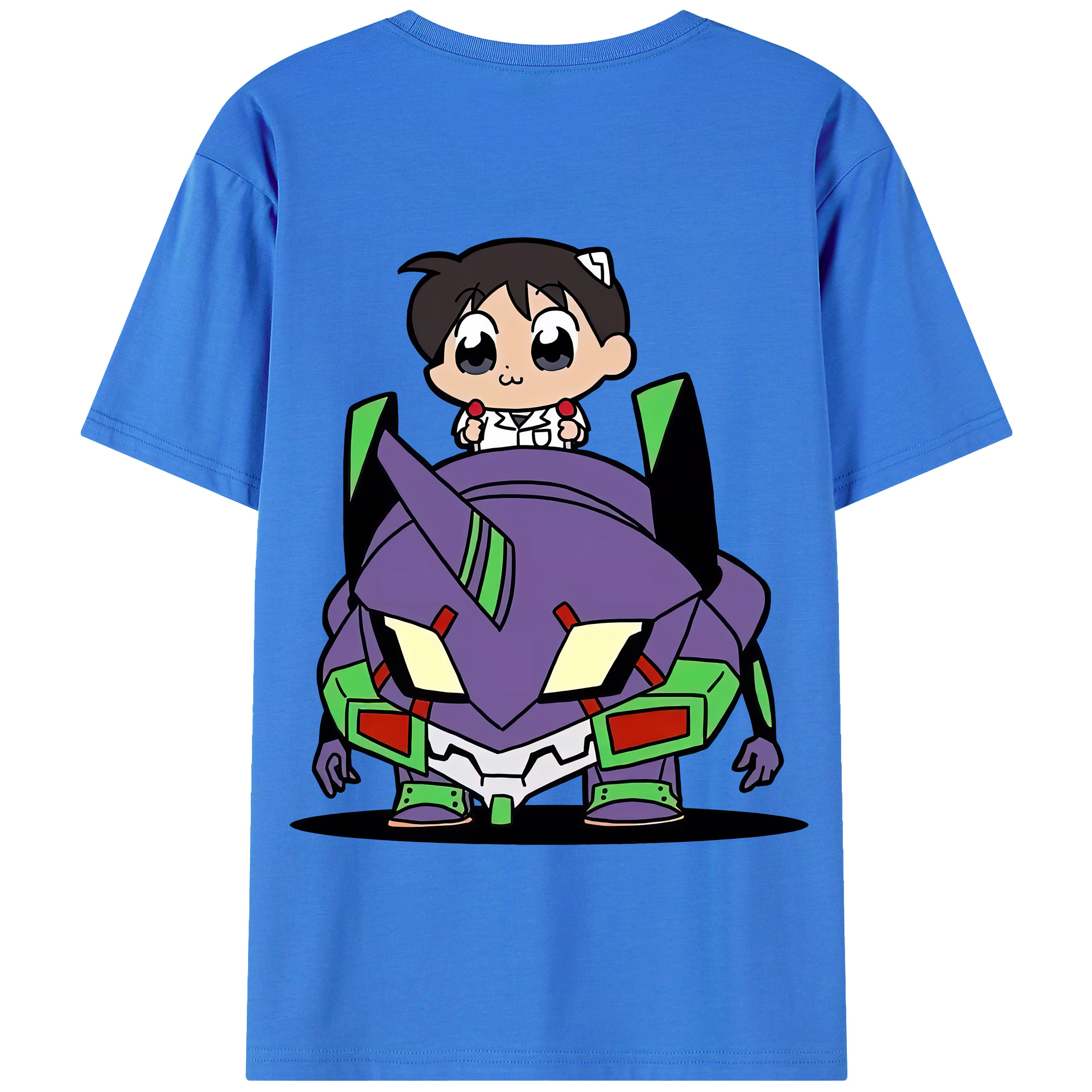 （画像用） EVA 新世紀エヴァンゲリオン 綿100％半袖Tシャツ（背面プリント）