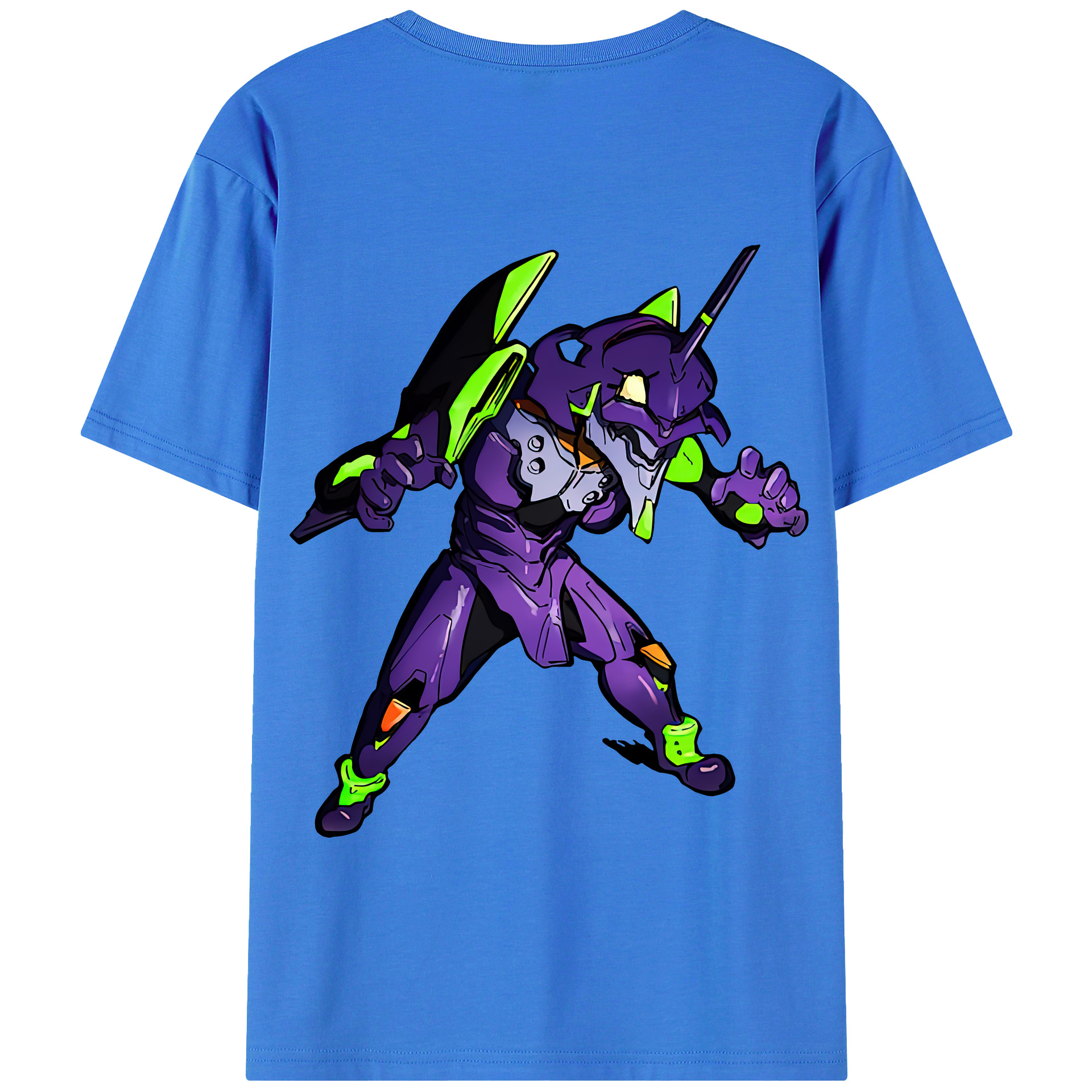 （画像用） EVA 新世紀エヴァンゲリオン 綿100％半袖Tシャツ（背面プリント）