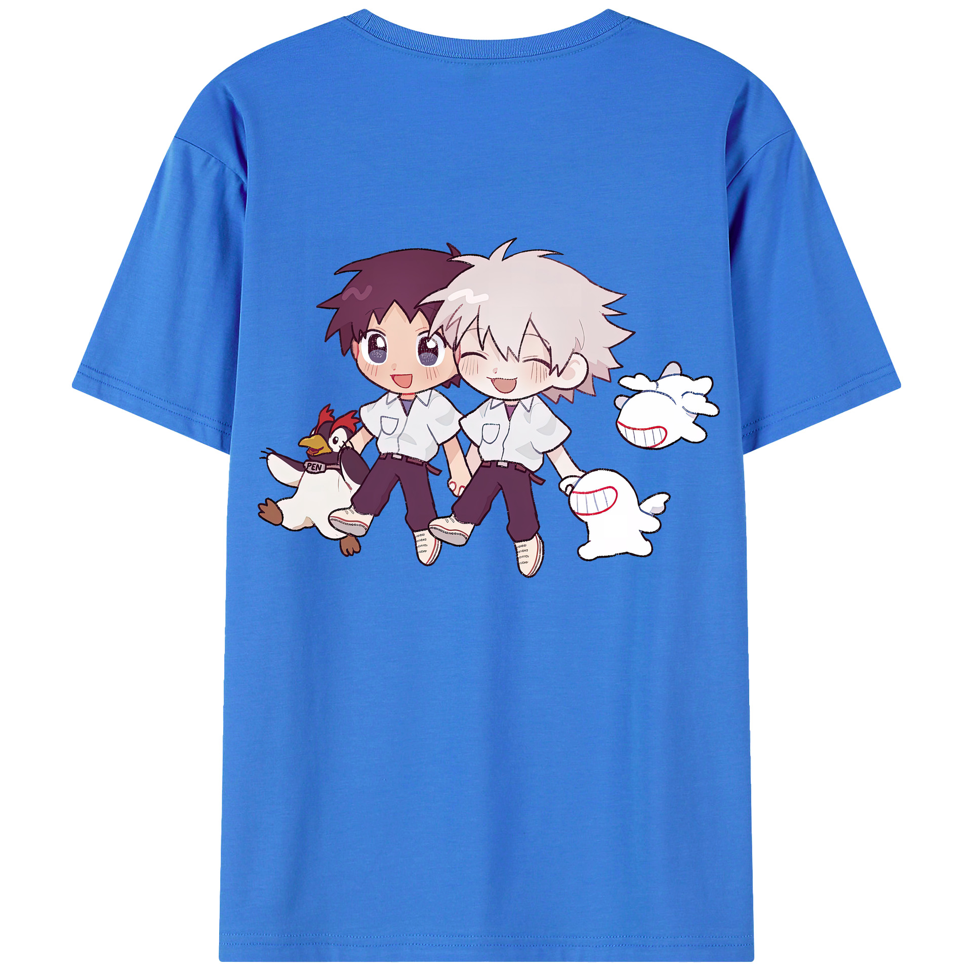 （画像用） EVA 新世紀エヴァンゲリオン 綿100％半袖Tシャツ（背面プリント）
