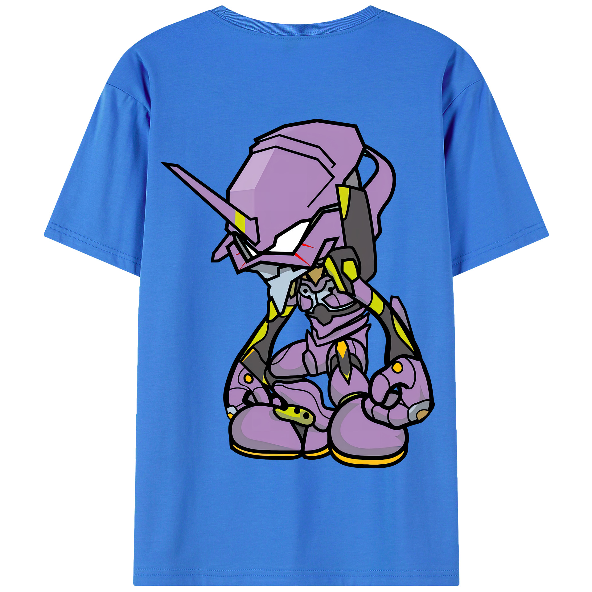 （画像用） EVA 新世紀エヴァンゲリオン 綿100％半袖Tシャツ（背面プリント）