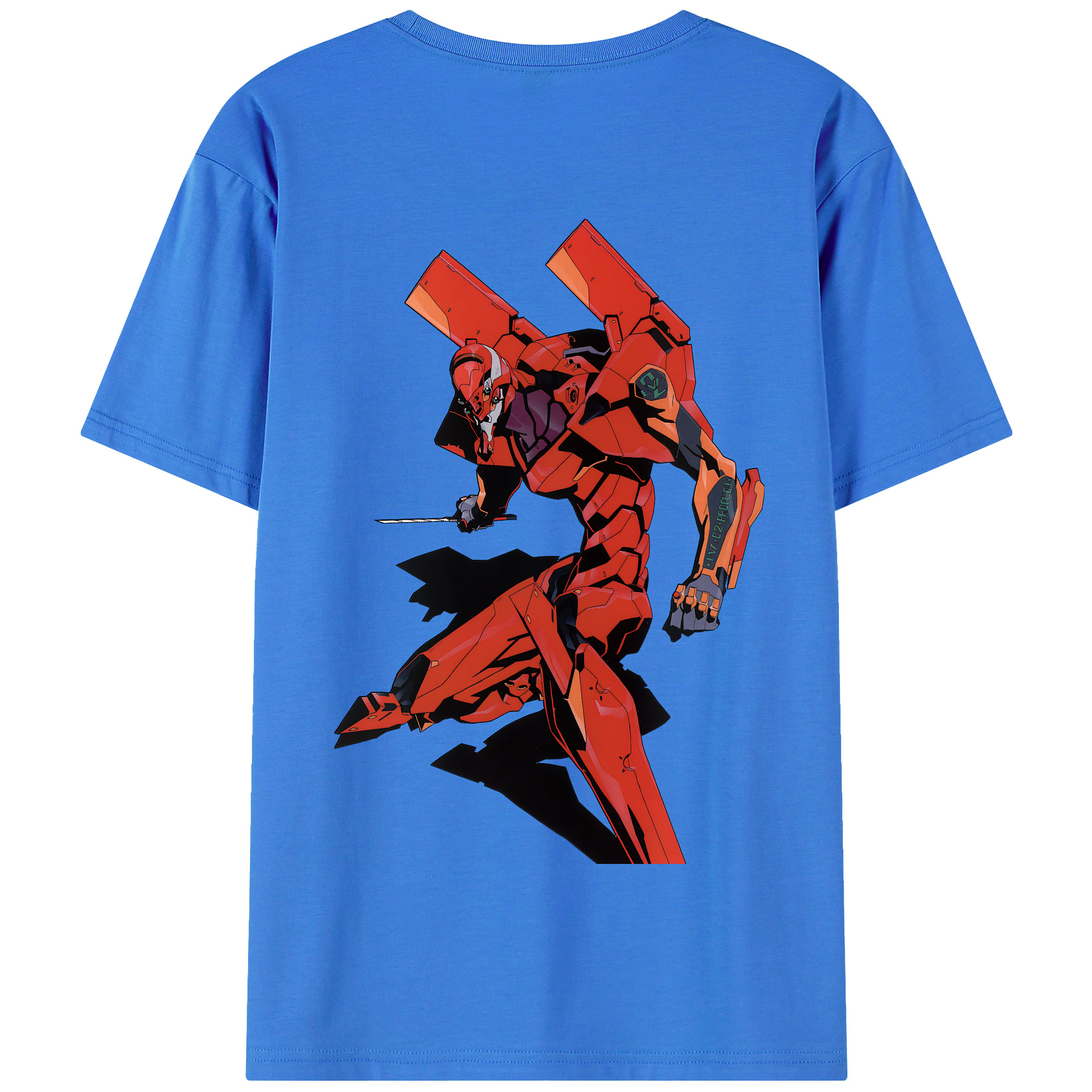 （画像用） EVA 新世紀エヴァンゲリオン 綿100％半袖Tシャツ（背面プリント）