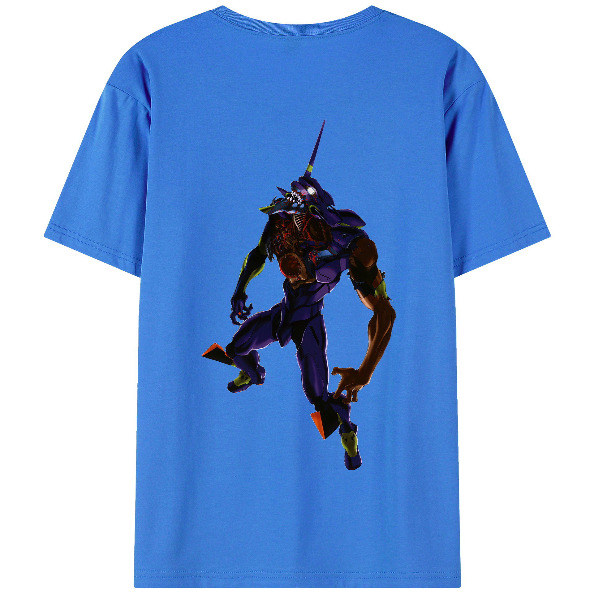 （画像用） EVA 新世紀エヴァンゲリオン 綿100％半袖Tシャツ（背面プリント）