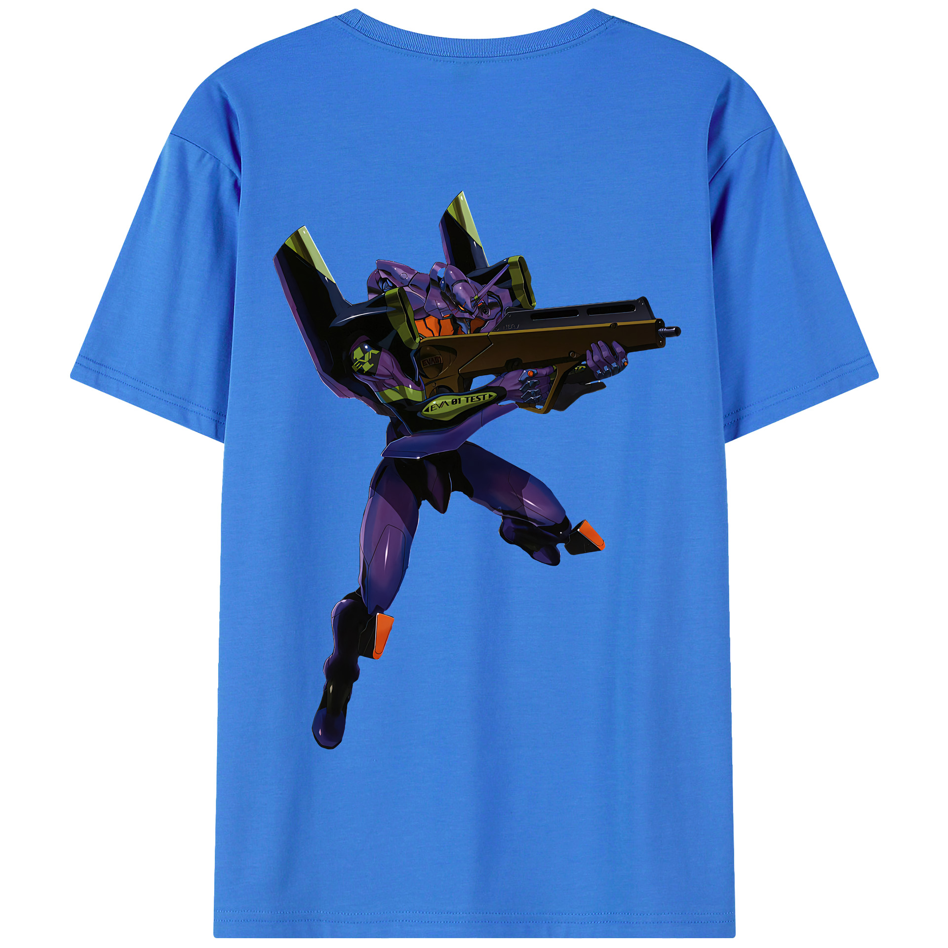 （画像用） EVA 新世紀エヴァンゲリオン 綿100％半袖Tシャツ（背面プリント）