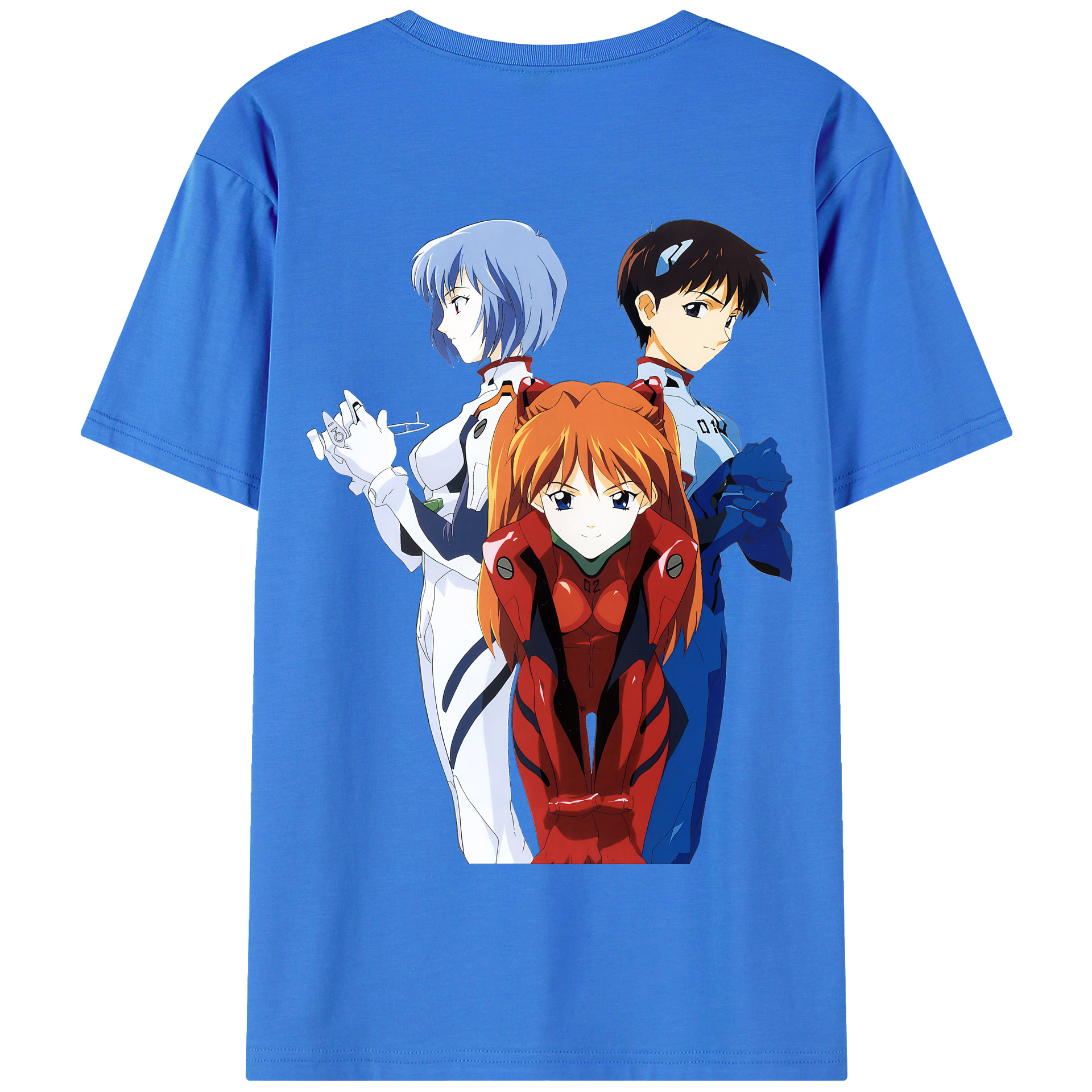（画像用） EVA 新世紀エヴァンゲリオン 綿100％半袖Tシャツ（背面プリント）