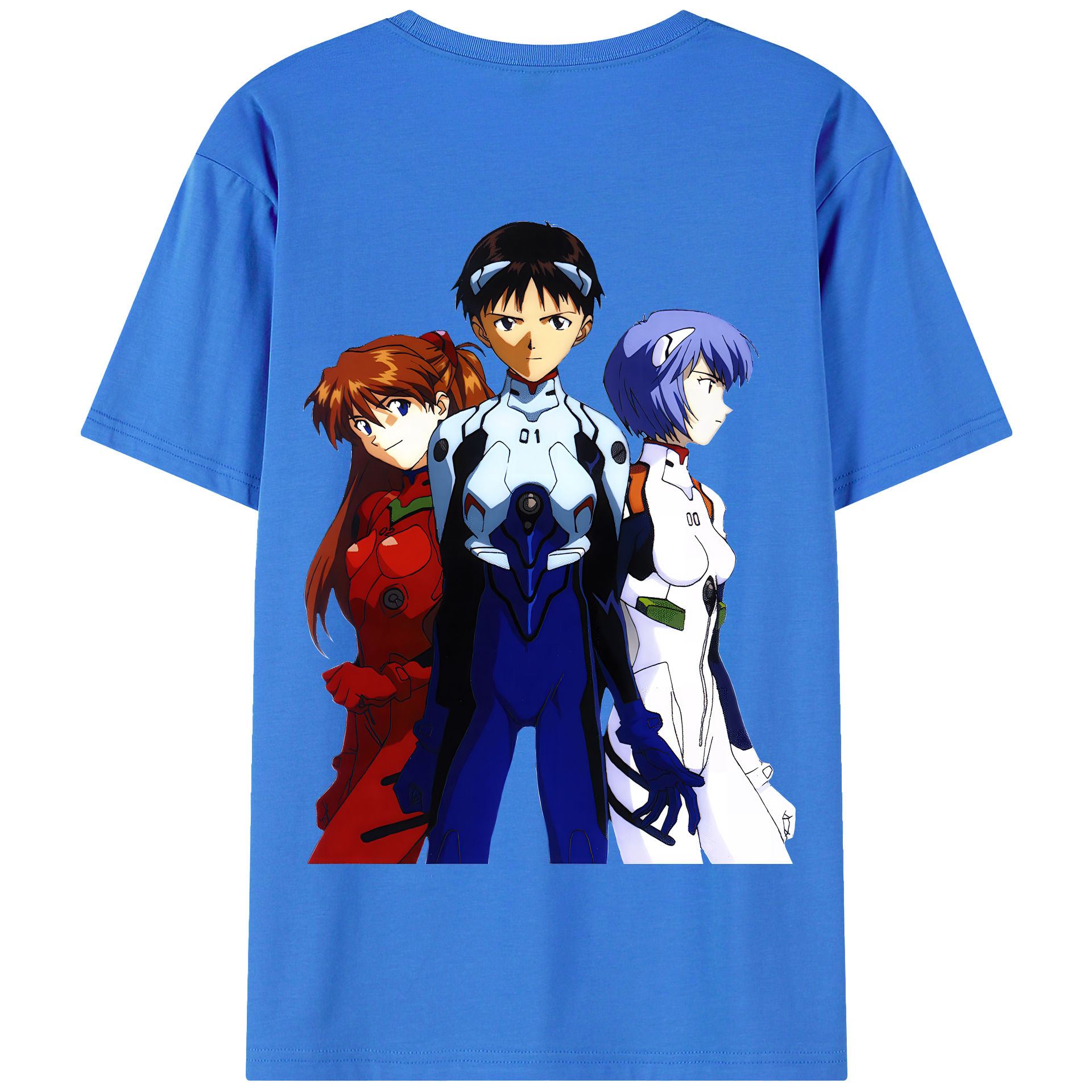 （画像用） EVA 新世紀エヴァンゲリオン 綿100％半袖Tシャツ（背面プリント）