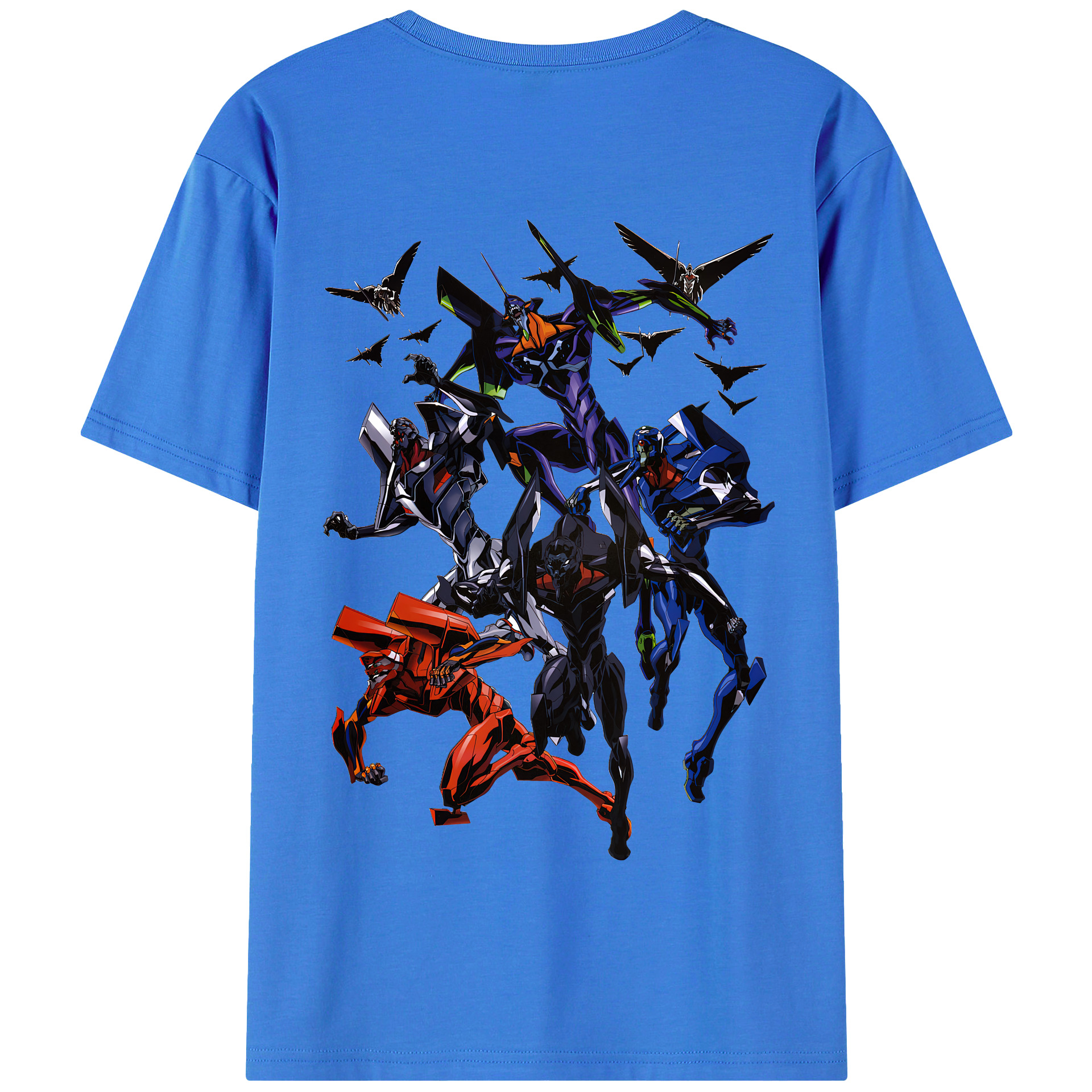 （画像用） EVA 新世紀エヴァンゲリオン 綿100％半袖Tシャツ（背面プリント）