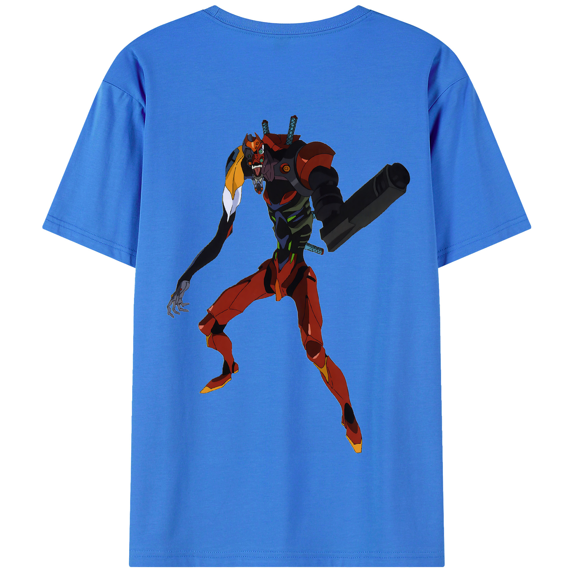 （画像用） EVA 新世紀エヴァンゲリオン 綿100％半袖Tシャツ（背面プリント）