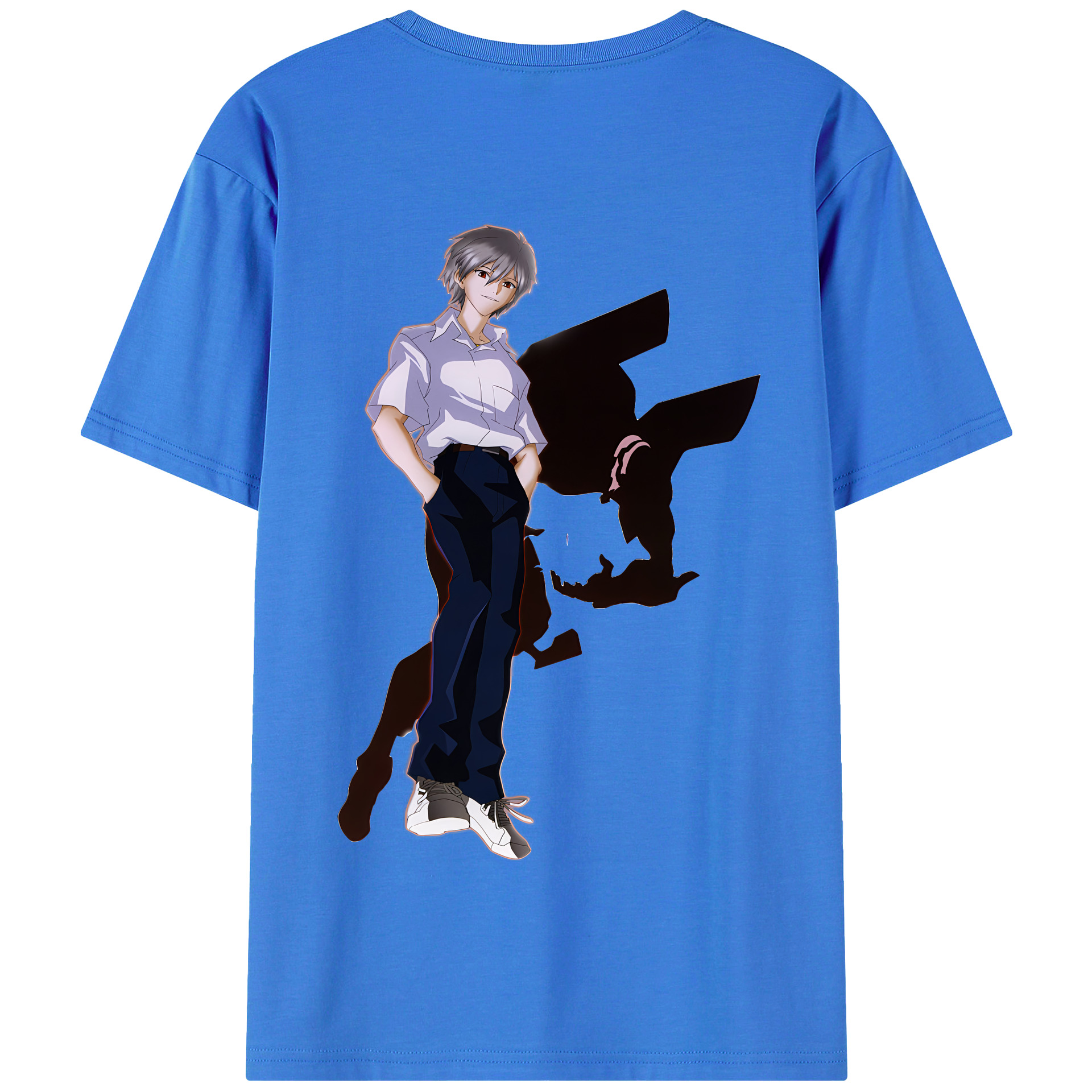 （画像用） EVA 新世紀エヴァンゲリオン 綿100％半袖Tシャツ（背面プリント）