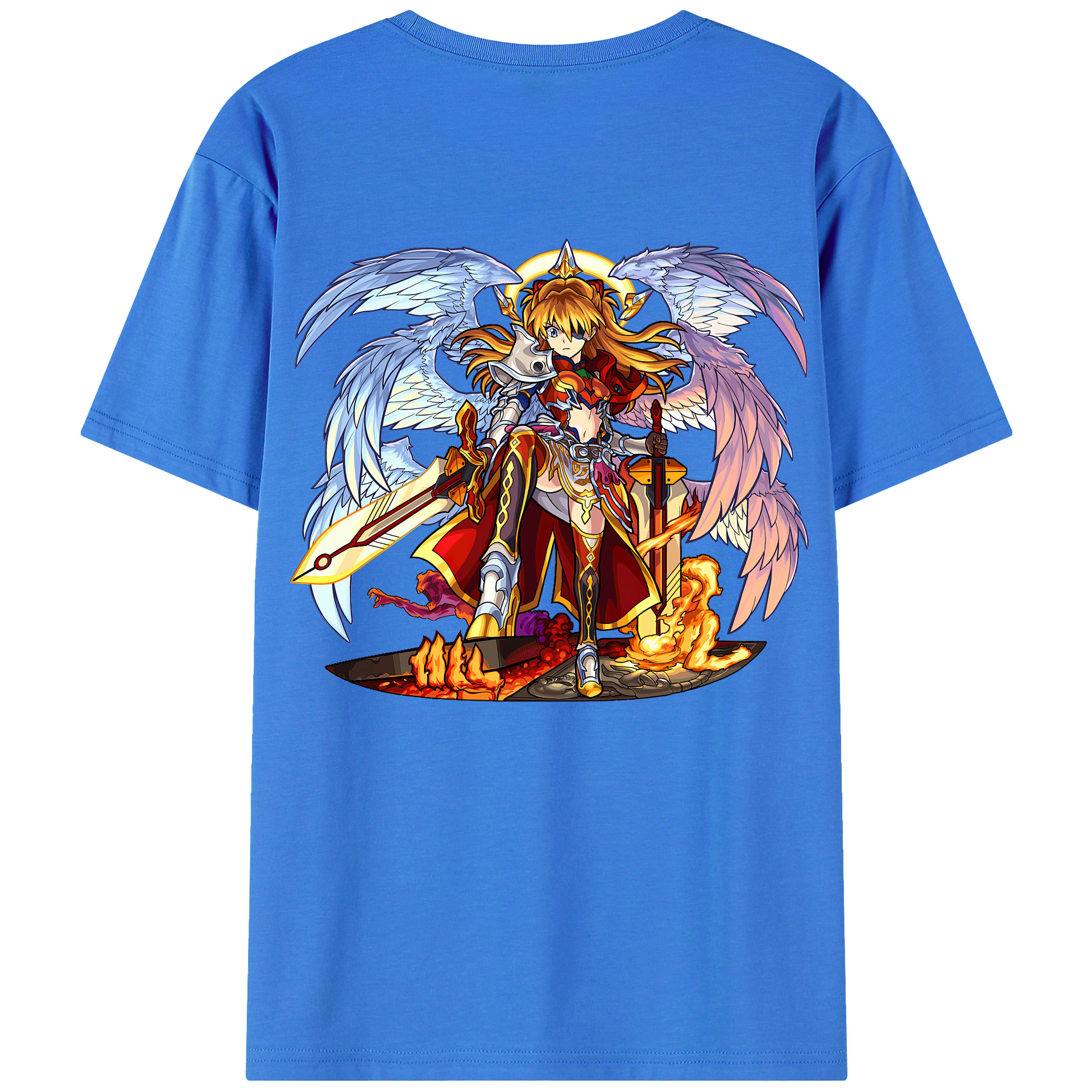（画像用） EVA 新世紀エヴァンゲリオン 綿100％半袖Tシャツ（背面プリント）