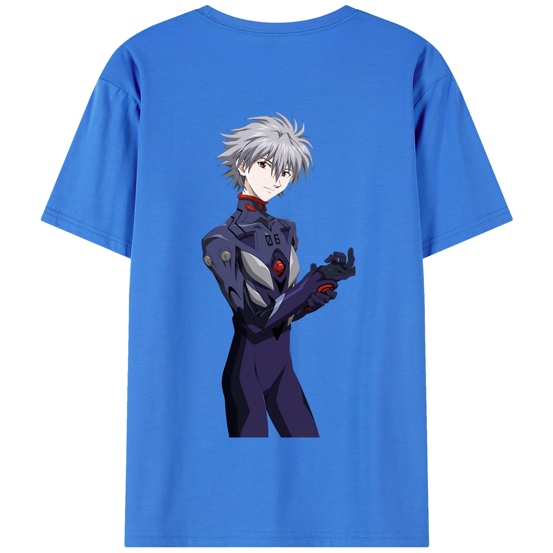 （画像用） EVA 新世紀エヴァンゲリオン 綿100％半袖Tシャツ（背面プリント）