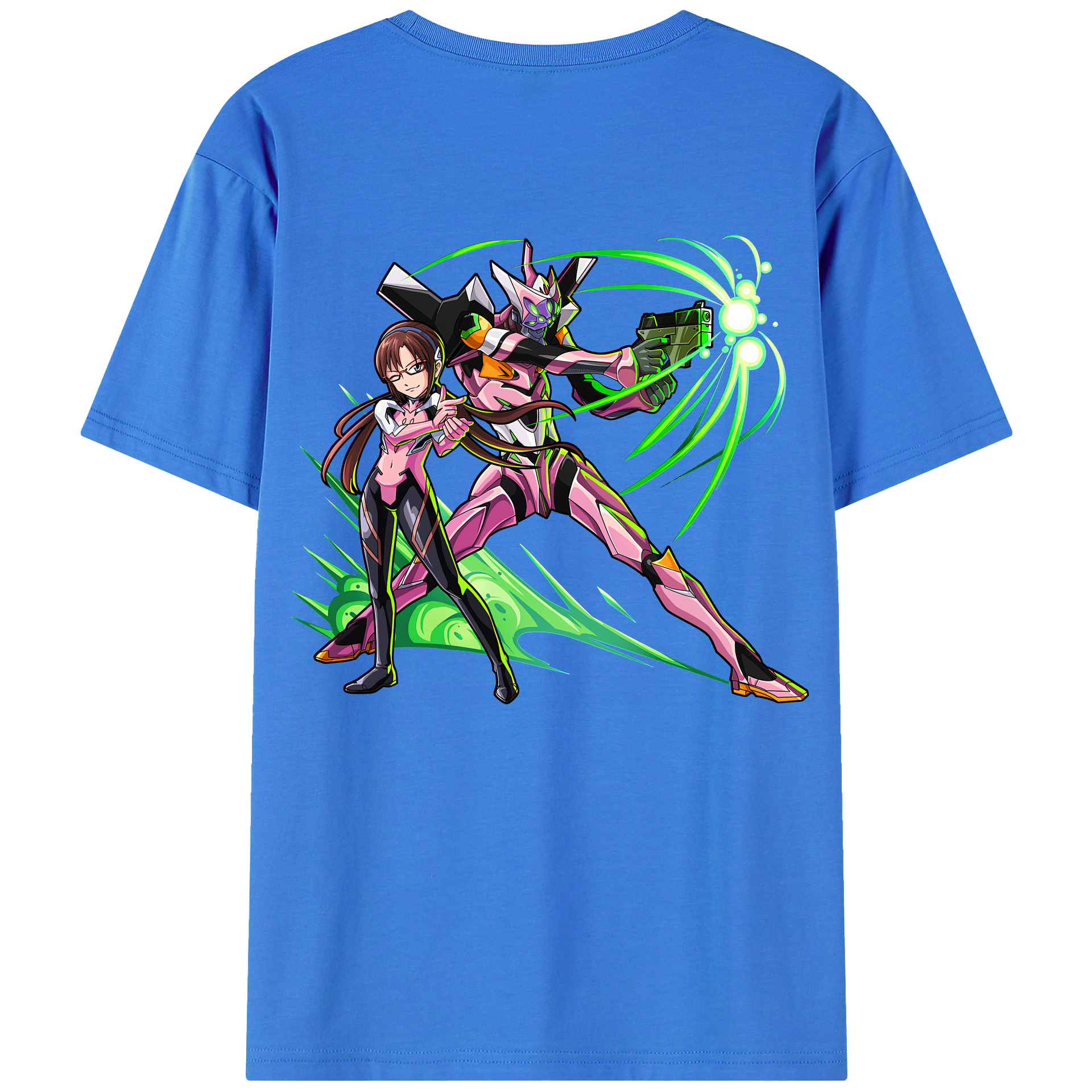 （画像用） EVA 新世紀エヴァンゲリオン 綿100％半袖Tシャツ（背面プリント）