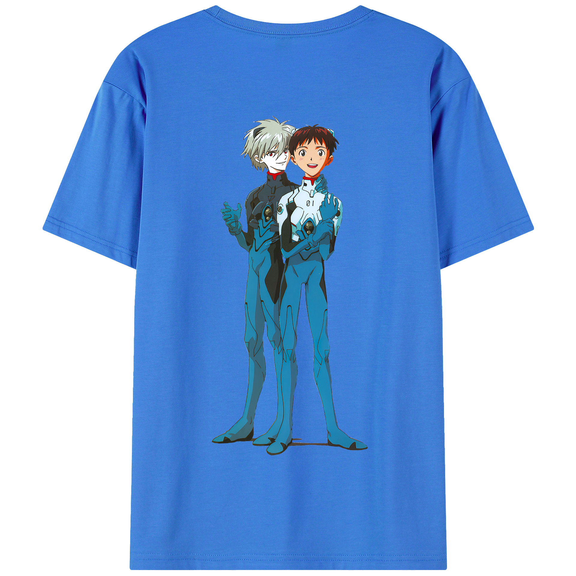 （画像用） EVA 新世紀エヴァンゲリオン 綿100％半袖Tシャツ（背面プリント）