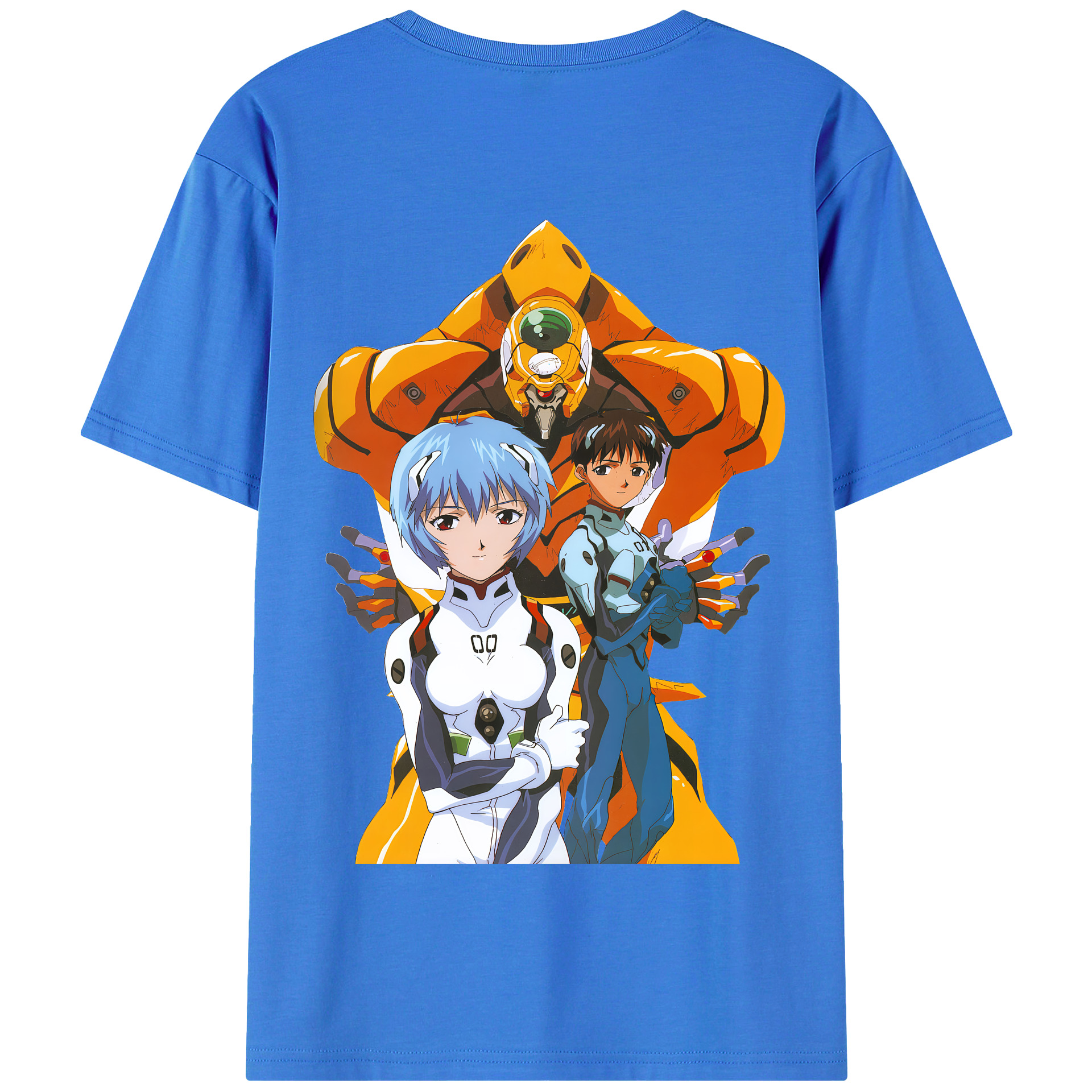 （画像用） EVA 新世紀エヴァンゲリオン 綿100％半袖Tシャツ（背面プリント）